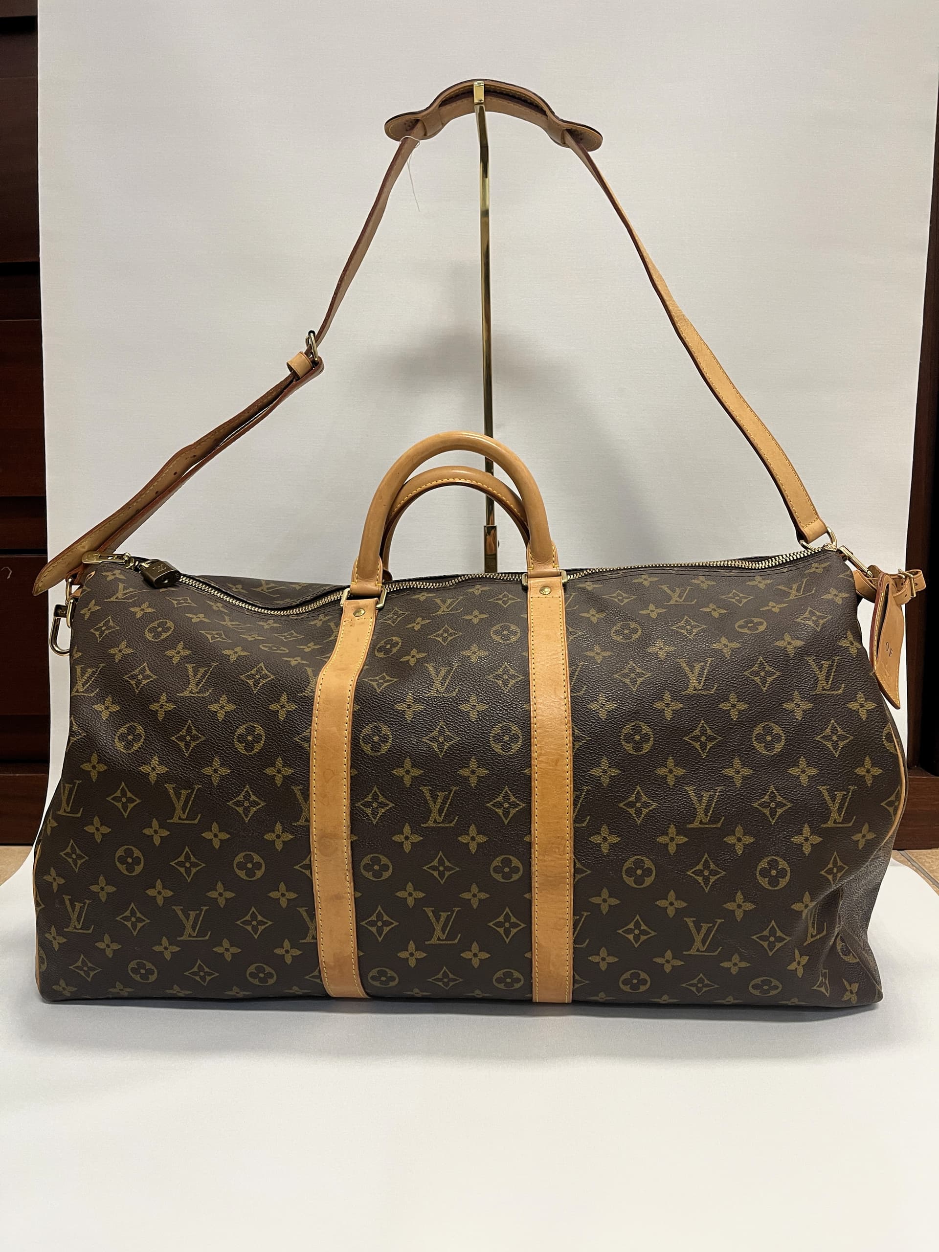 Borsone Louis Vuitton Keepall Bandoulière 55 monogram