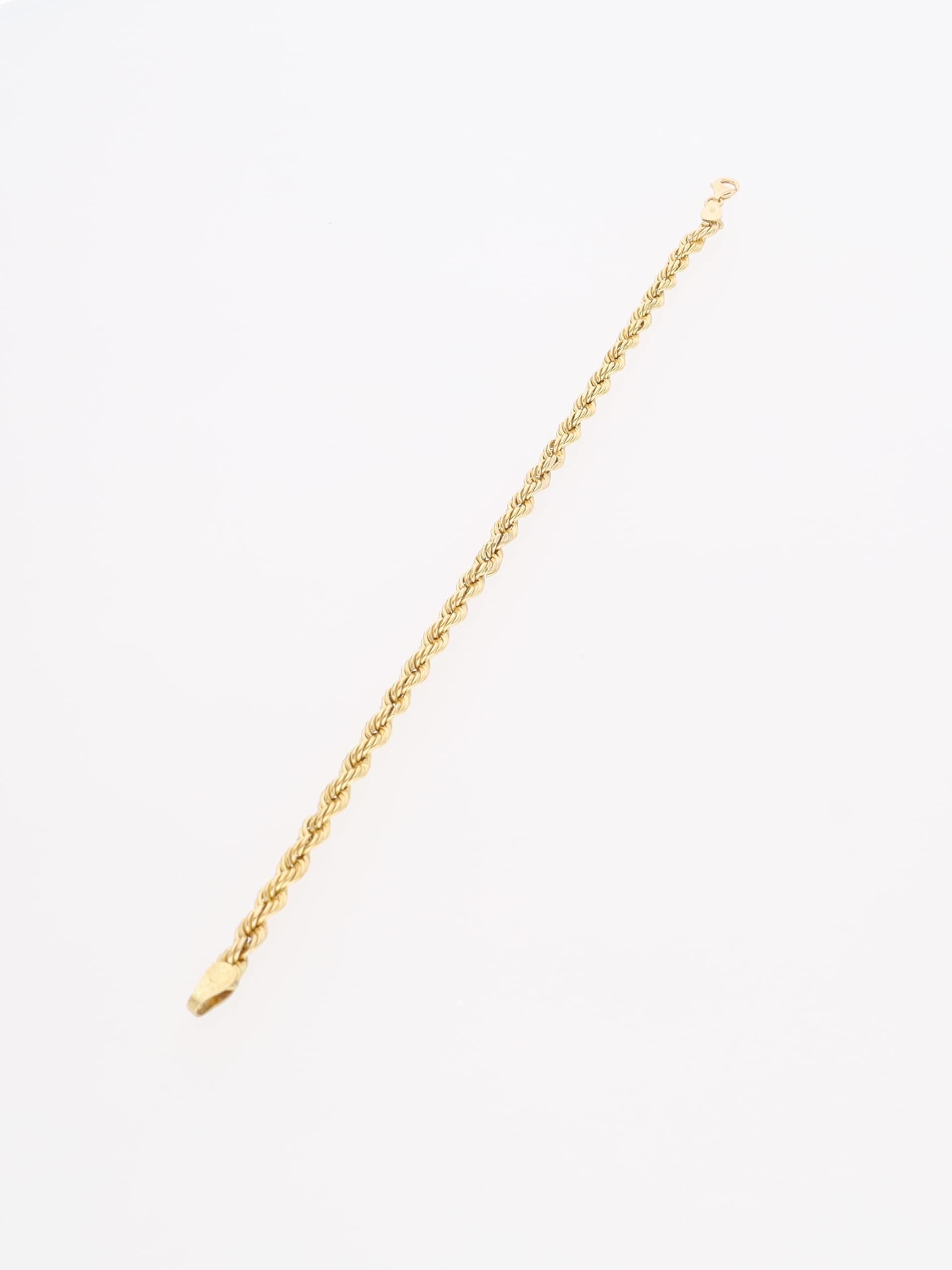 Bracciale in oro giallo 18kt - maglia torchon