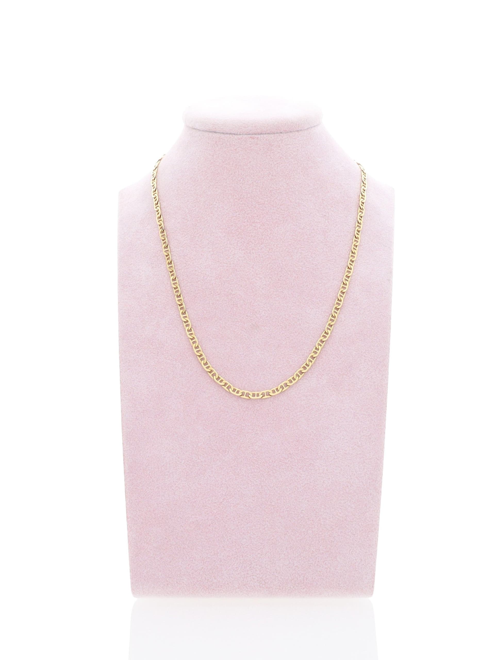Collana oro giallo 18kt - maglia marinara fina