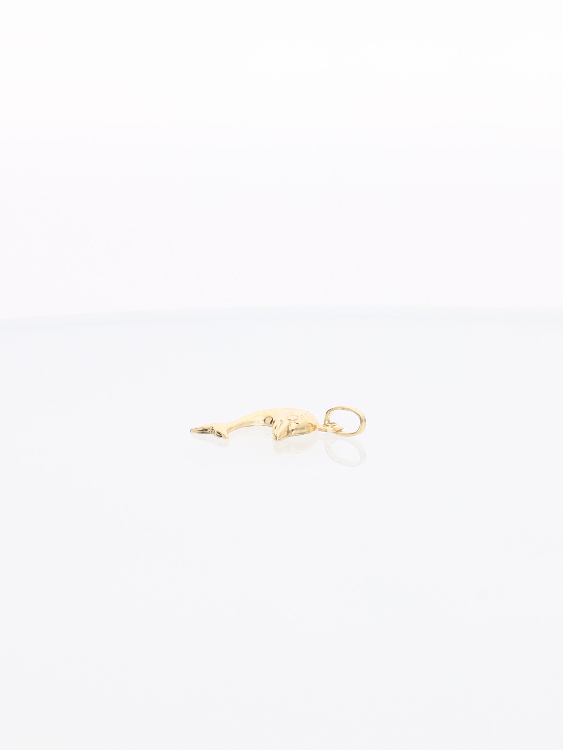 Ciondolo delfino in oro giallo 18kt
