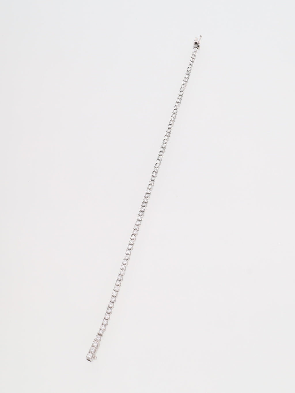 Bracciale oro Bianco 18 kt - tennis con diamanti 2.16ct
