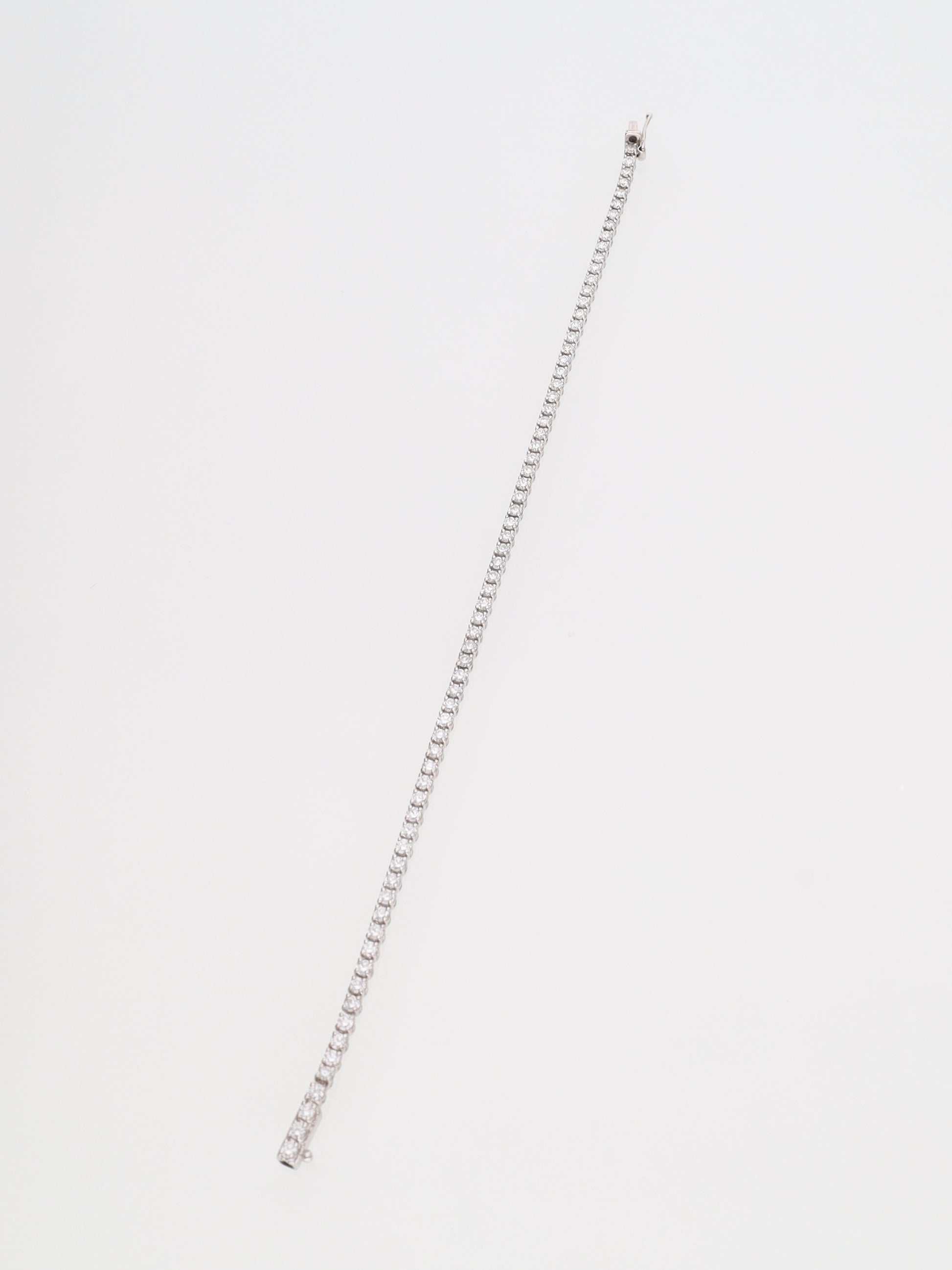 Bracciale oro Bianco 18 kt - tennis con diamanti 2.16ct