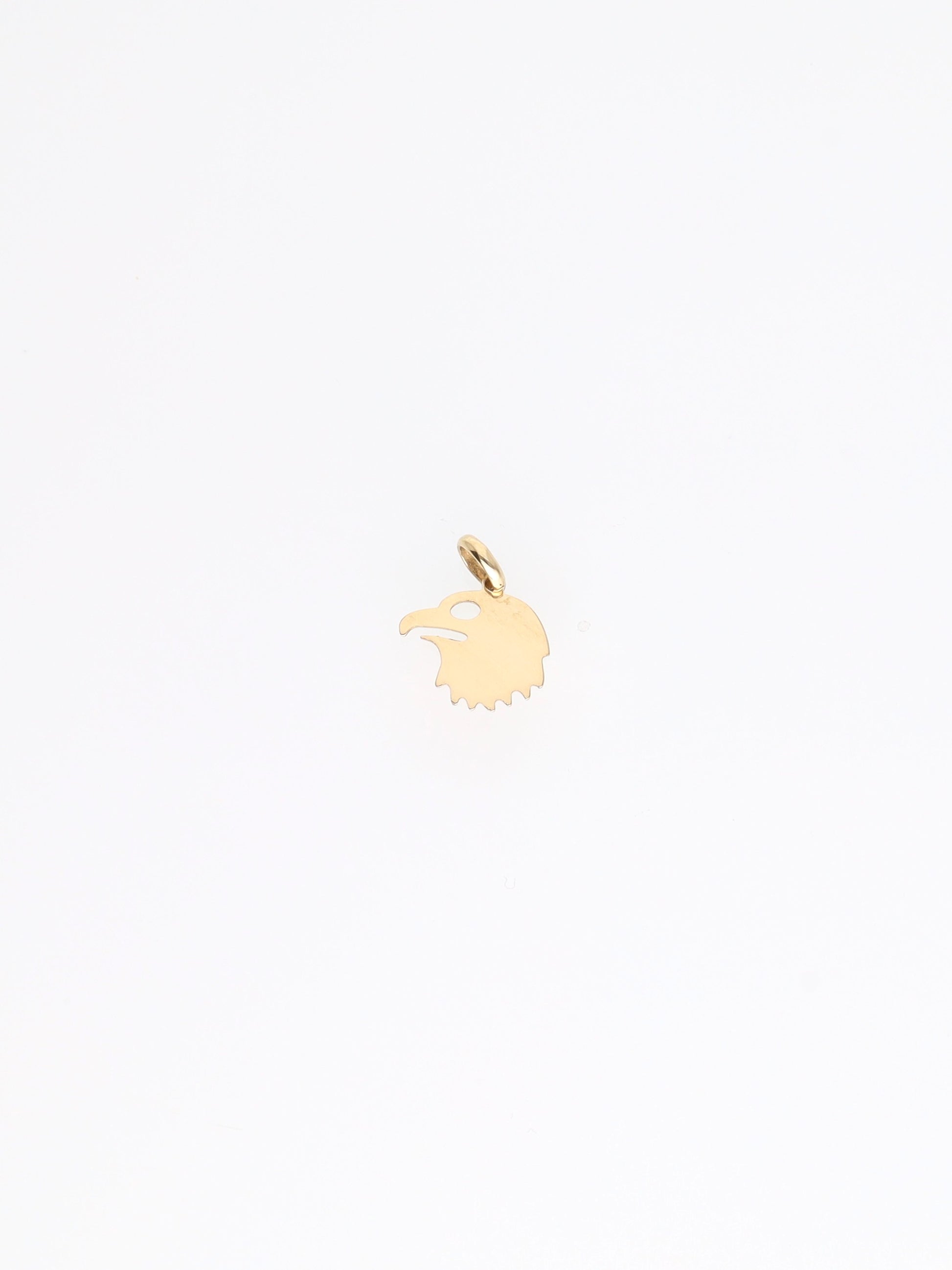 Ciondolo oro giallo 18kt testa d'aquila Lazio