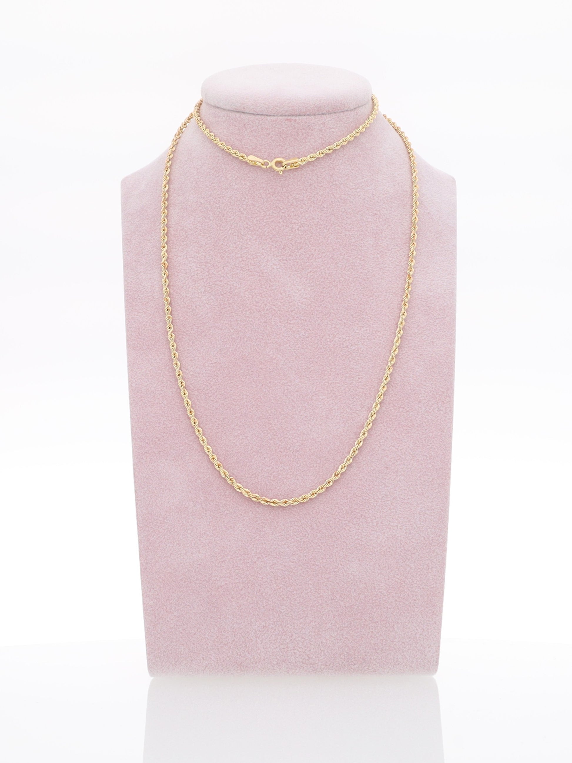 Catenina oro giallo 18kt - Maglia torchon/fune