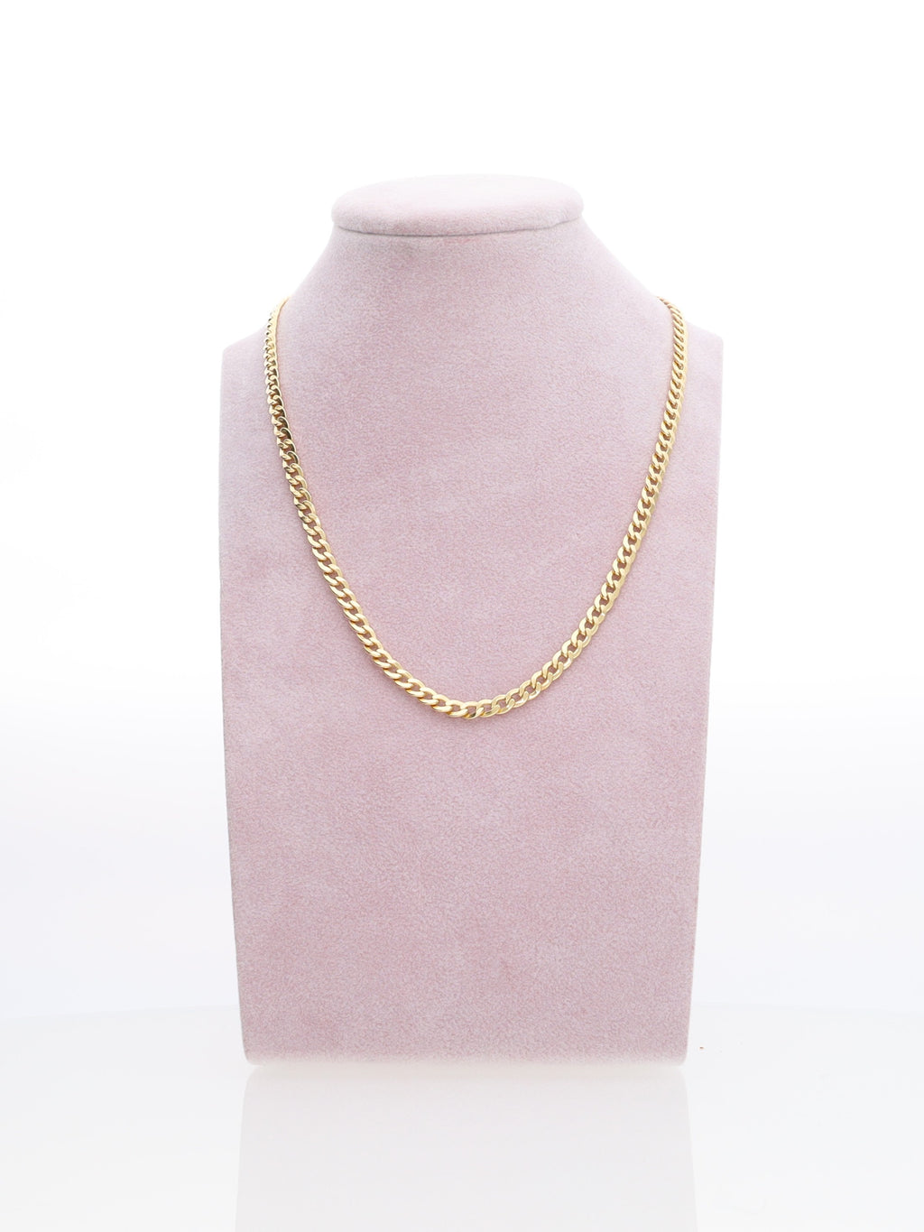 Collana oro giallo 18kt - maglia groumette piatta