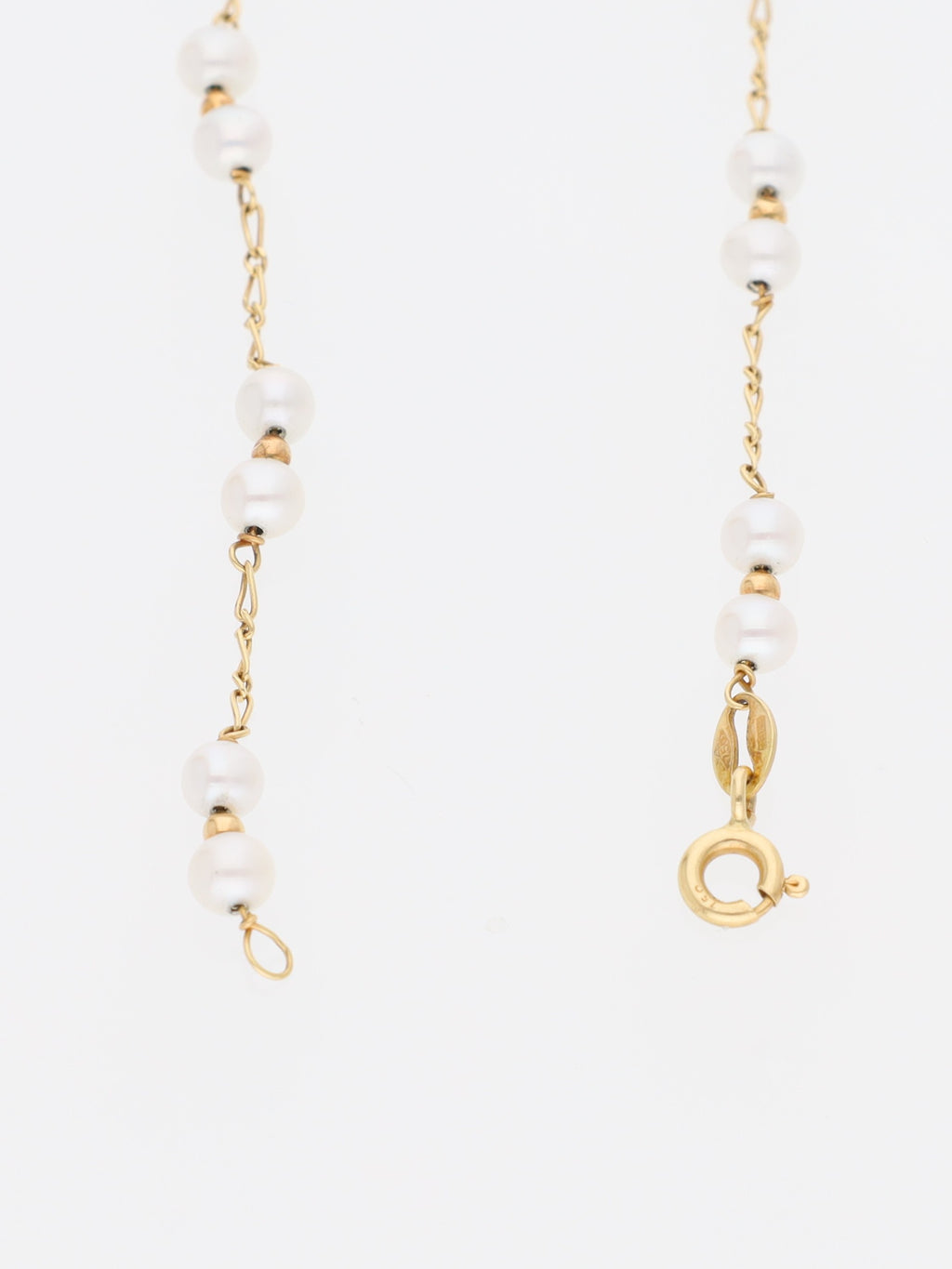 Bracciale in Oro Giallo 18 kt con perline