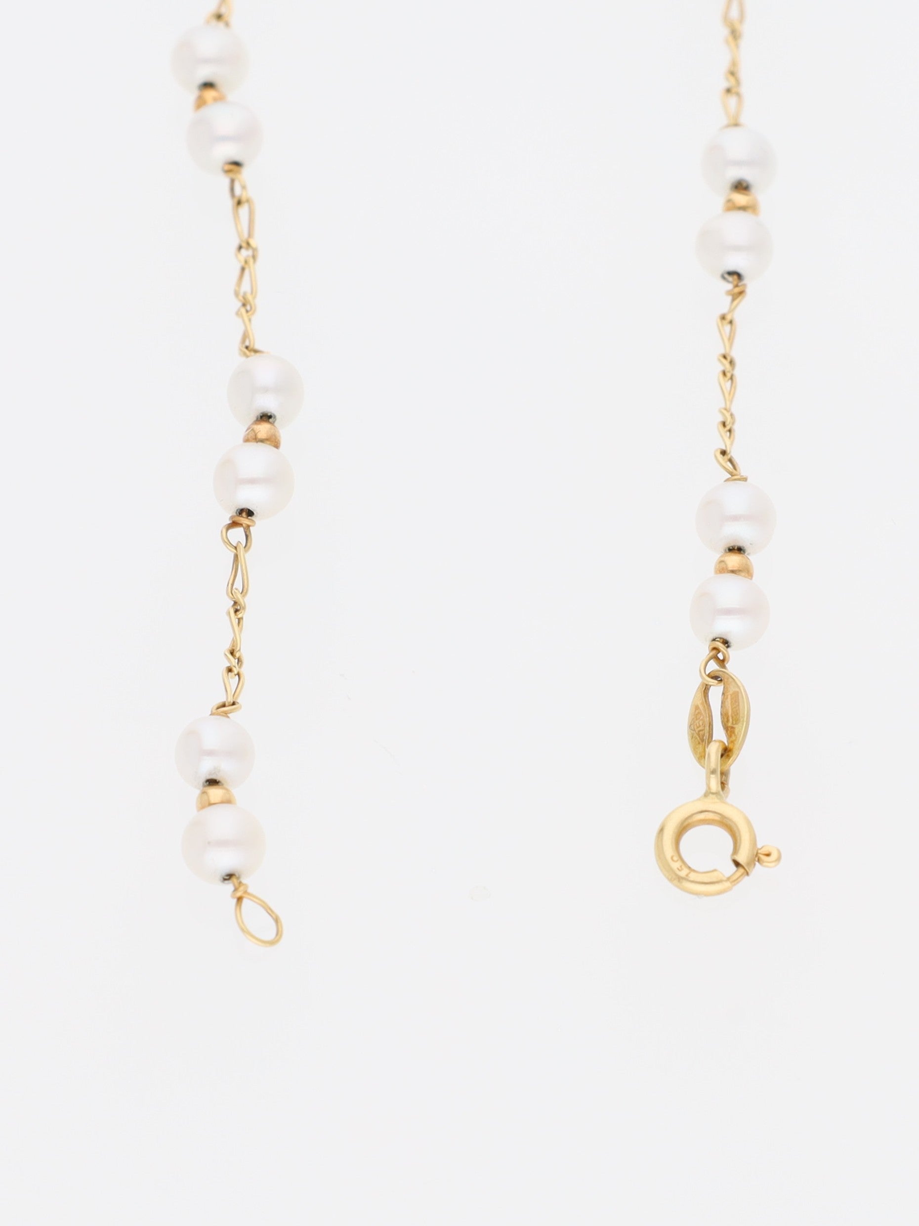Bracciale in Oro Giallo 18 kt con perline