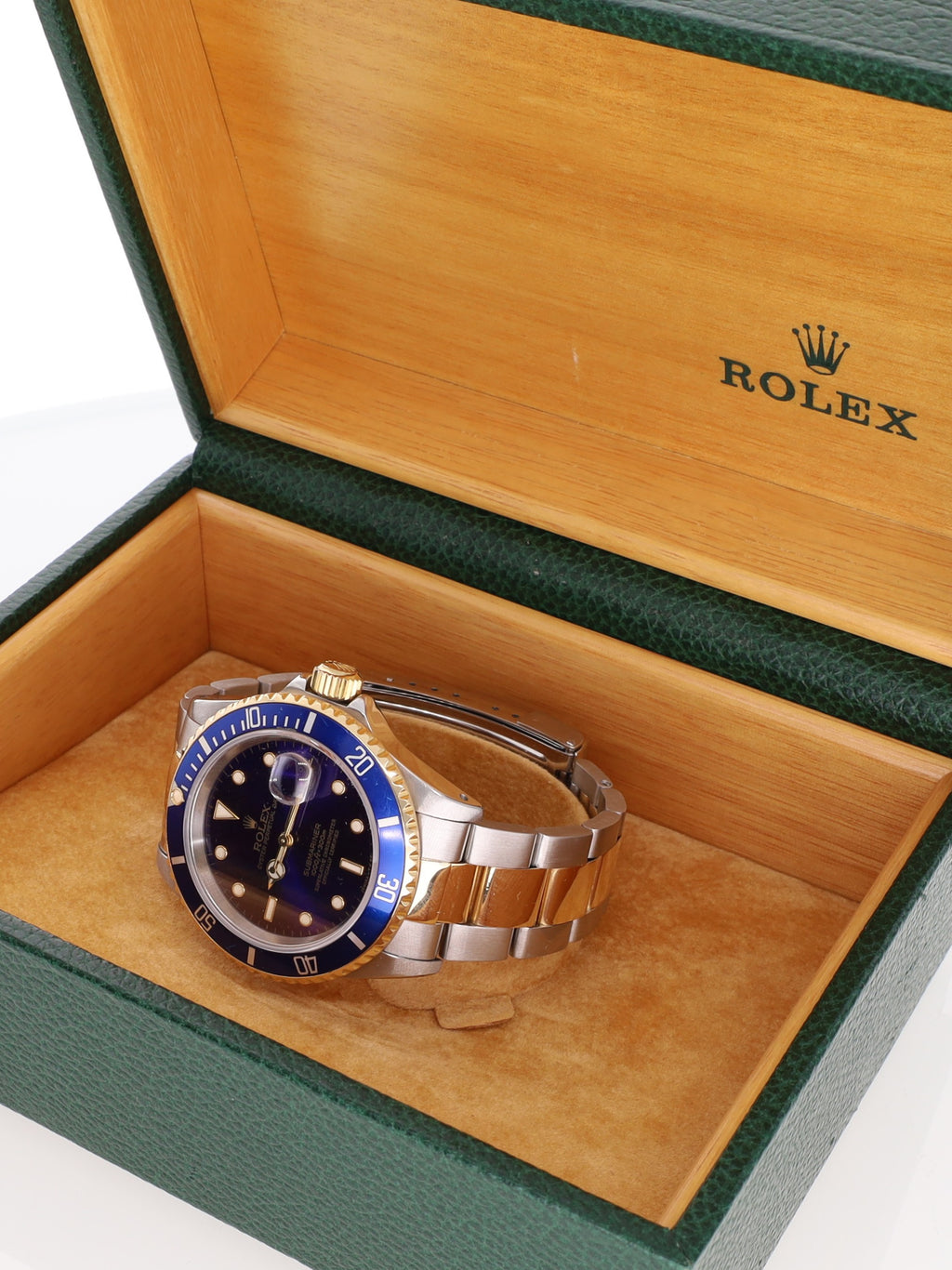 Rolex Submariner date ref. 16613 - acciaio e oro giallo 18kt - quadrante blu/viola