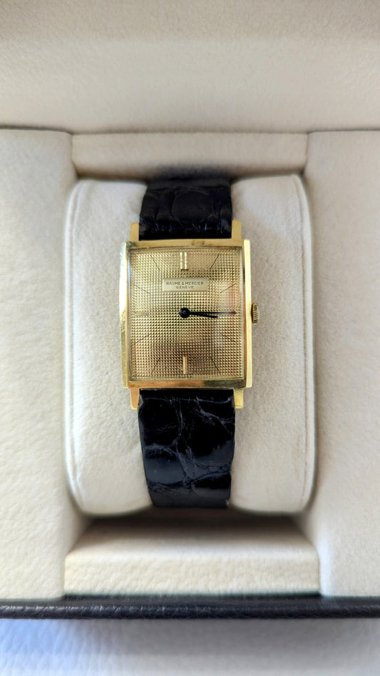 Baume & Mercier oro giallo 18kt vintage