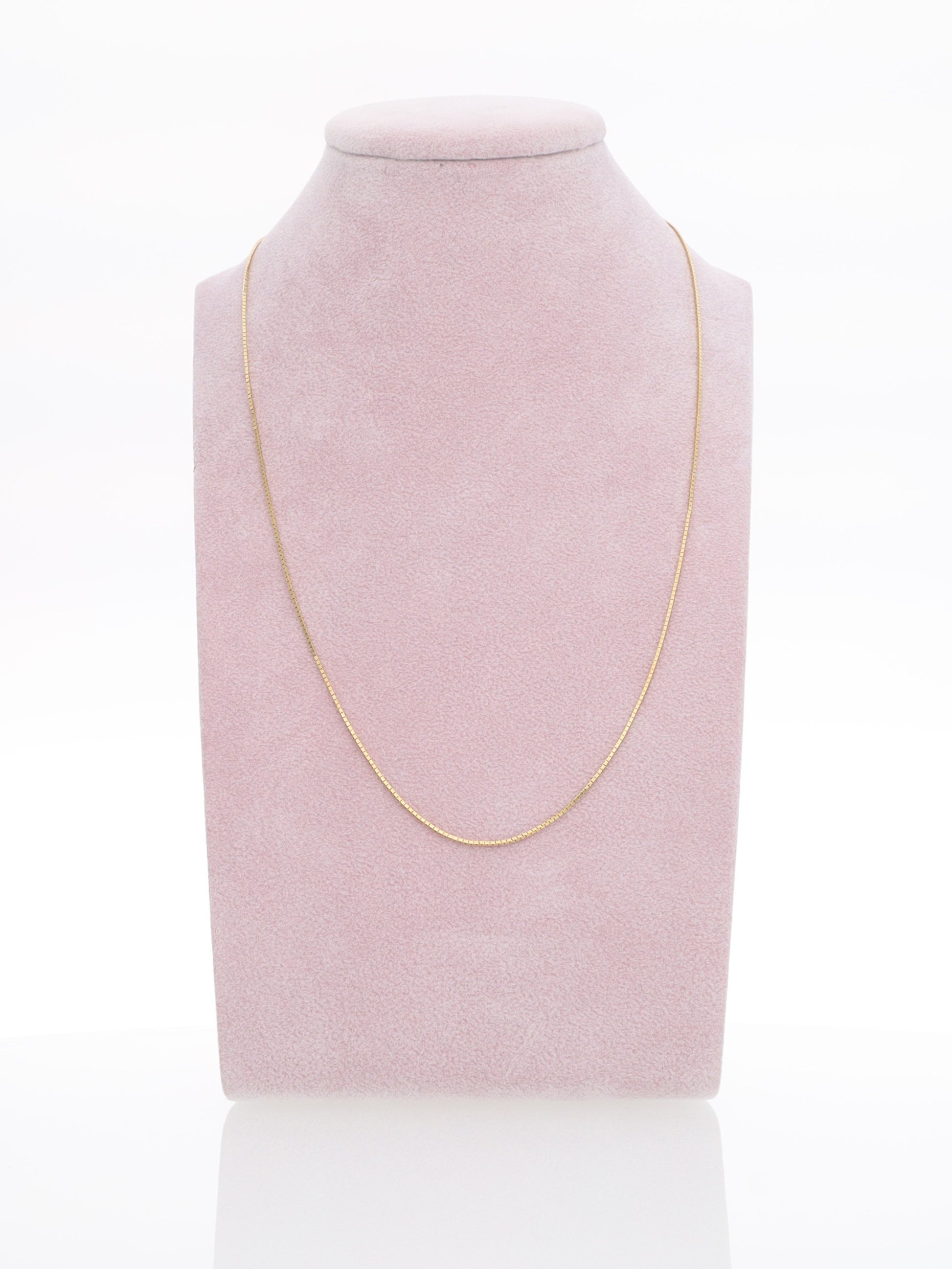 Catenina oro giallo 18kt - Maglia box