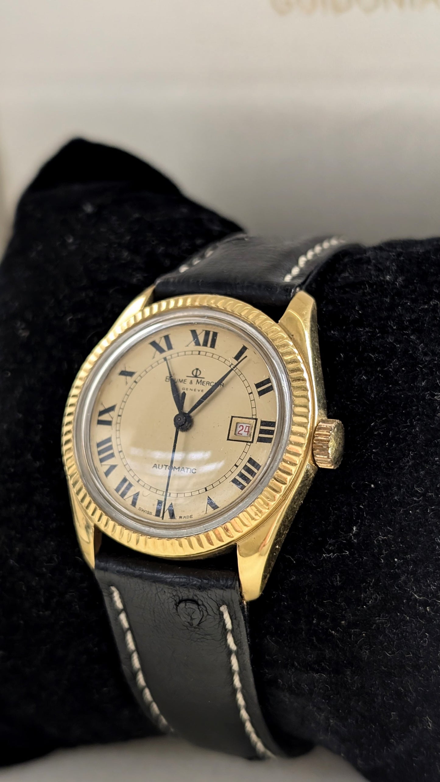 Baume & Mercier vintage oro giallo