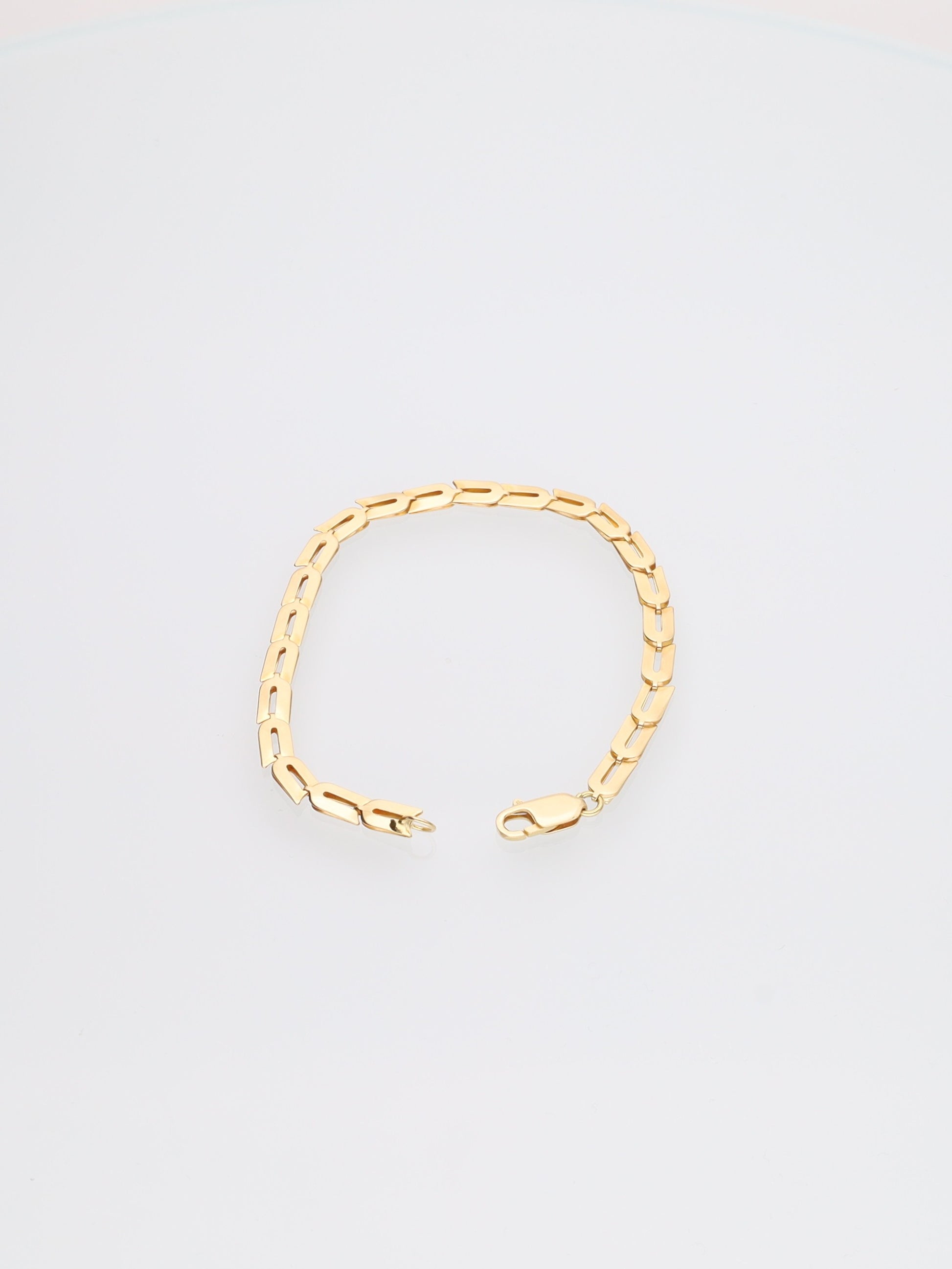 Bracciale in Oro Giallo 18 kt - Maglia a scaglie