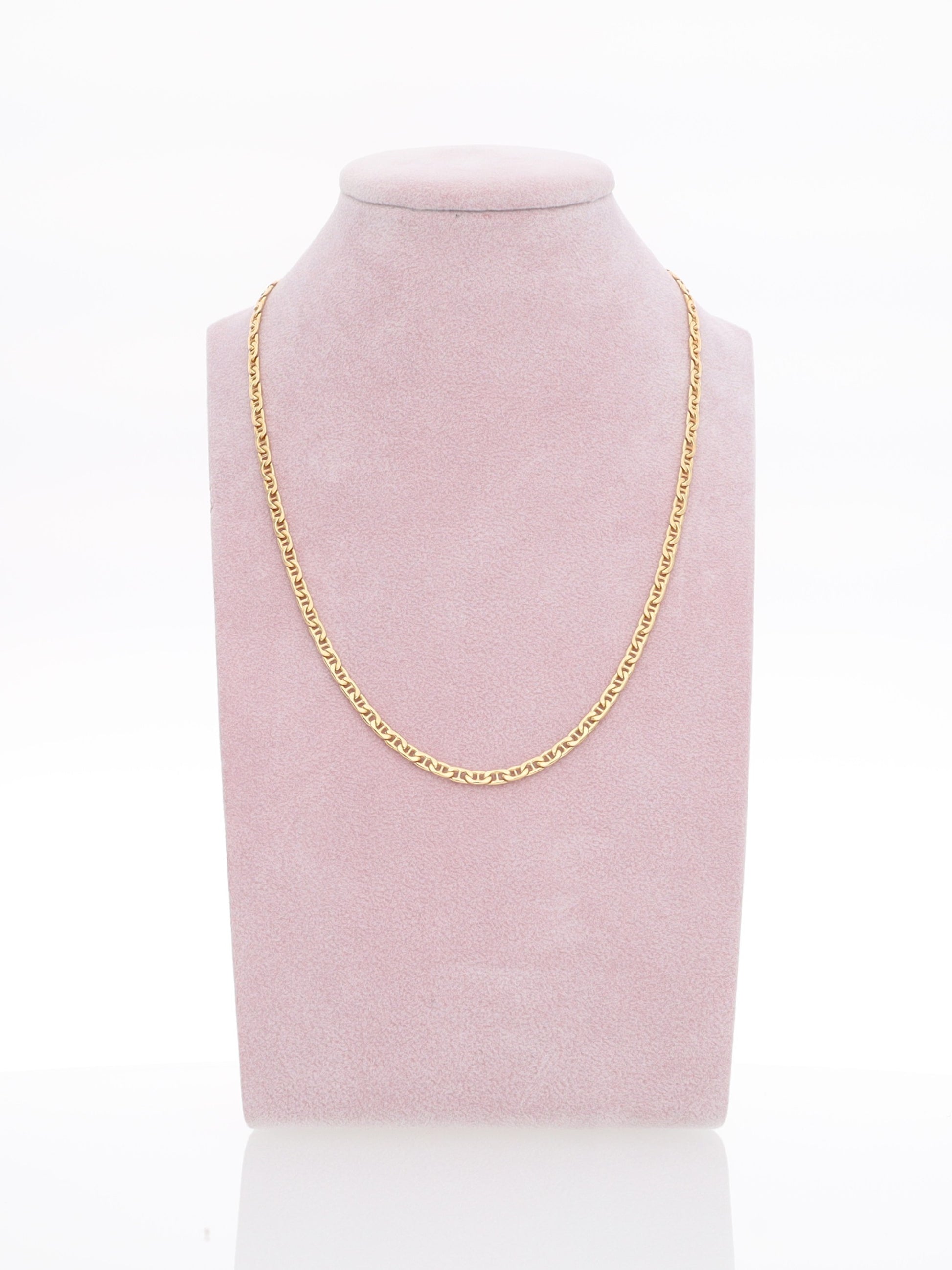 Collana oro giallo 18kt - maglia marinara