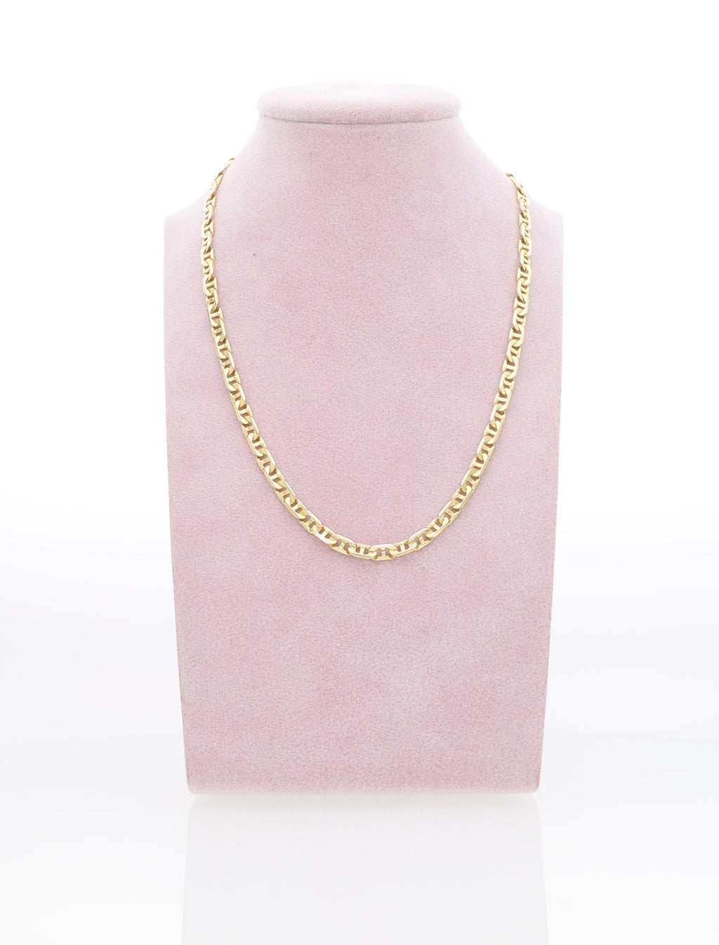 Collana oro giallo 18kt - maglia marinara squadrata
