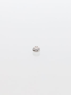 Ciondolo in oro bianco 18kt punto luce - Diamante 0.03ct
