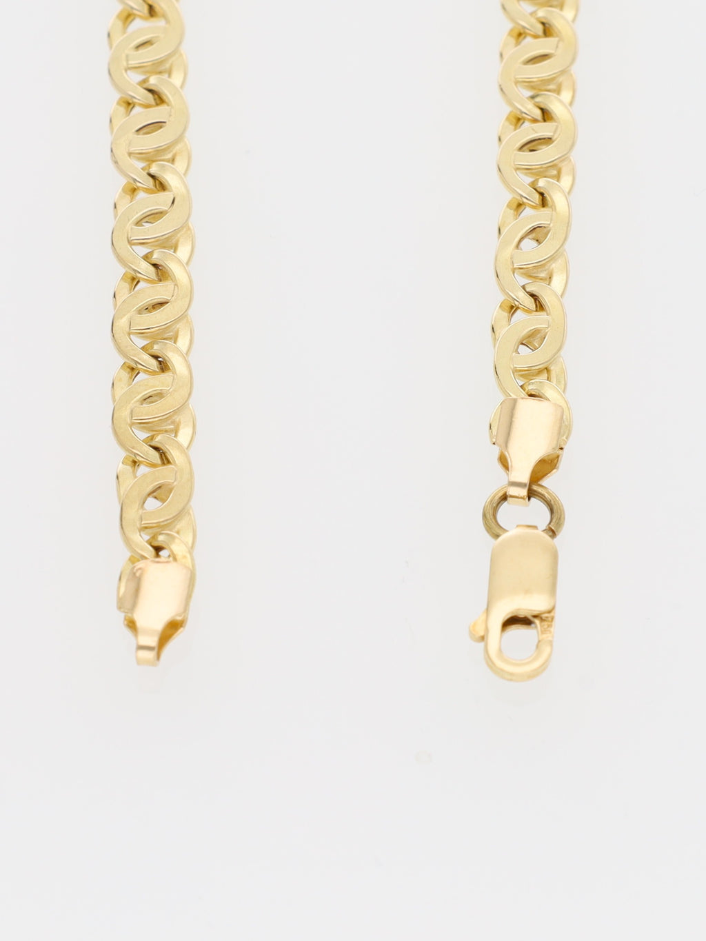 Bracciale in Oro Giallo 18 kt - Maglia occhio Tigre stretta