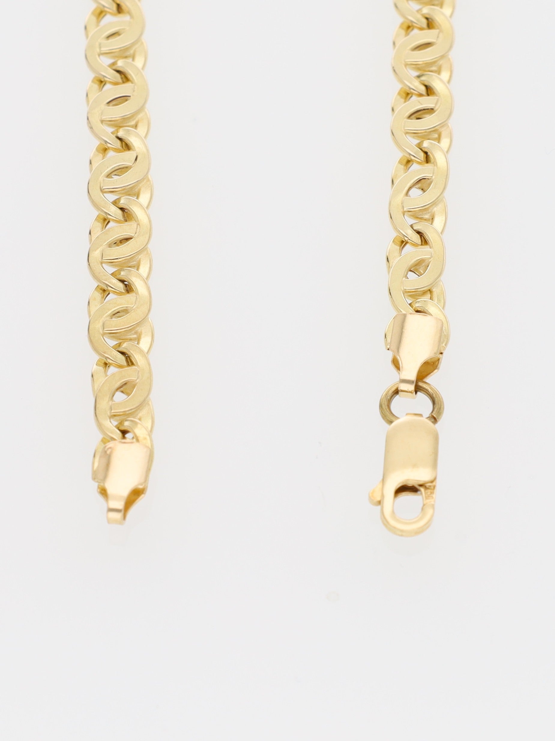 Bracciale in Oro Giallo 18 kt - Maglia occhio Tigre stretta