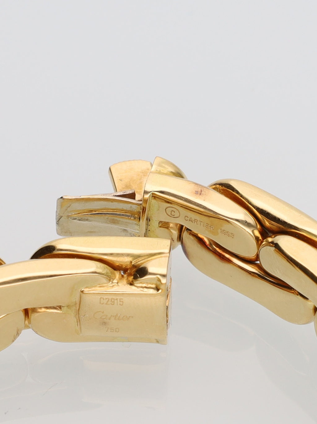 Bracciale Cartier Vintage Originale in Oro 18 kt