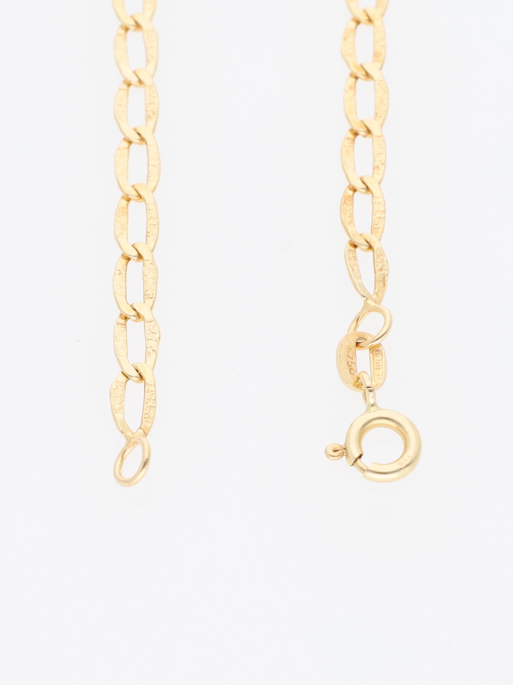 Bracciale in Oro Giallo 18kt  - Maglia forzatina corta
