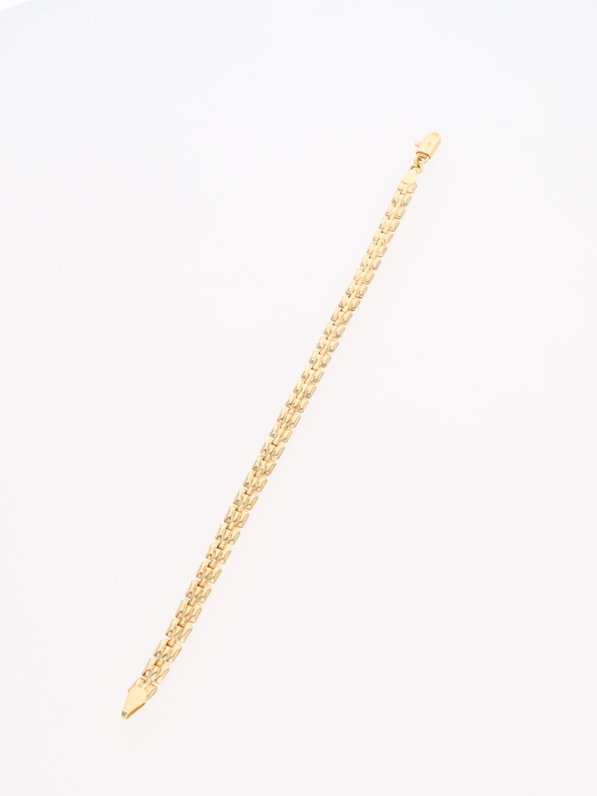 Bracciale in Oro Giallo 18 kt - elementi quadrati