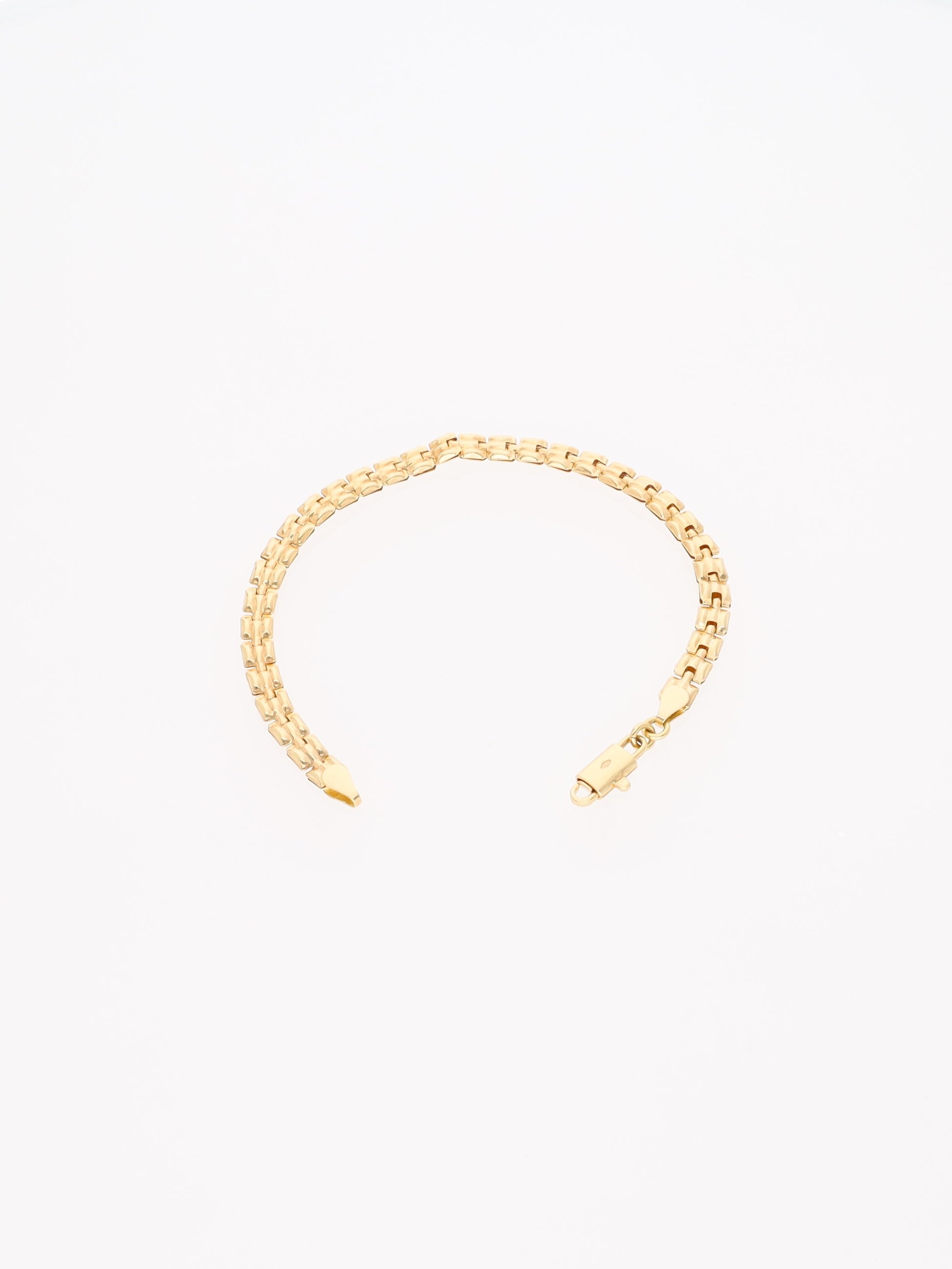 Bracciale in Oro Giallo 18 kt - elementi quadrati