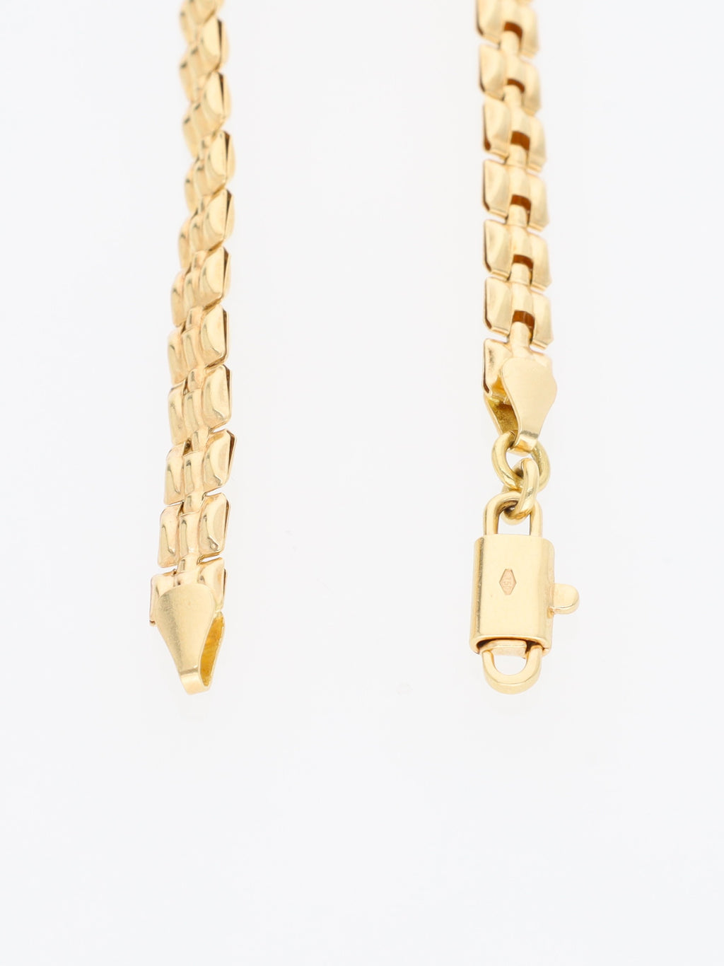 Bracciale in Oro Giallo 18 kt - elementi quadrati