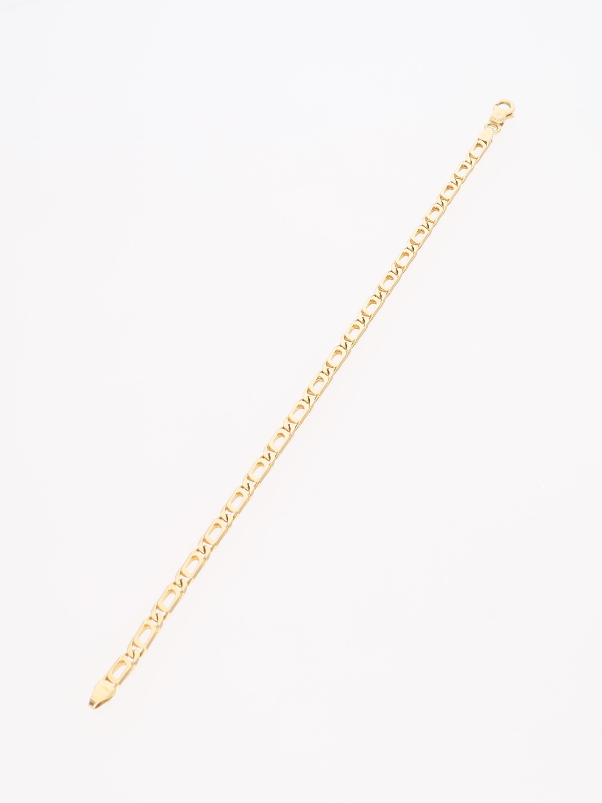 Bracciale in Oro Giallo 18 kt - maglia Occhio di pernice squadrata
