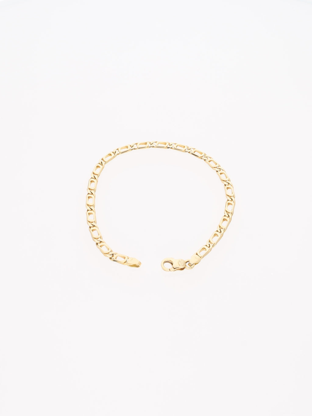 Bracciale in Oro Giallo 18 kt - maglia Occhio di pernice squadrata