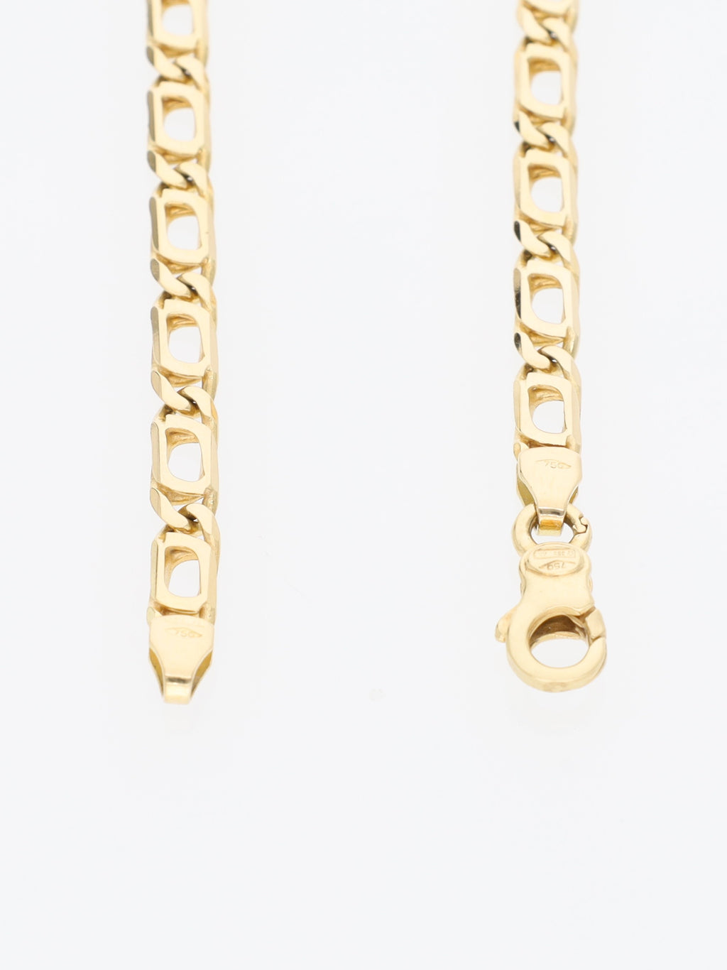 Bracciale in Oro Giallo 18 kt - maglia Occhio di pernice squadrata