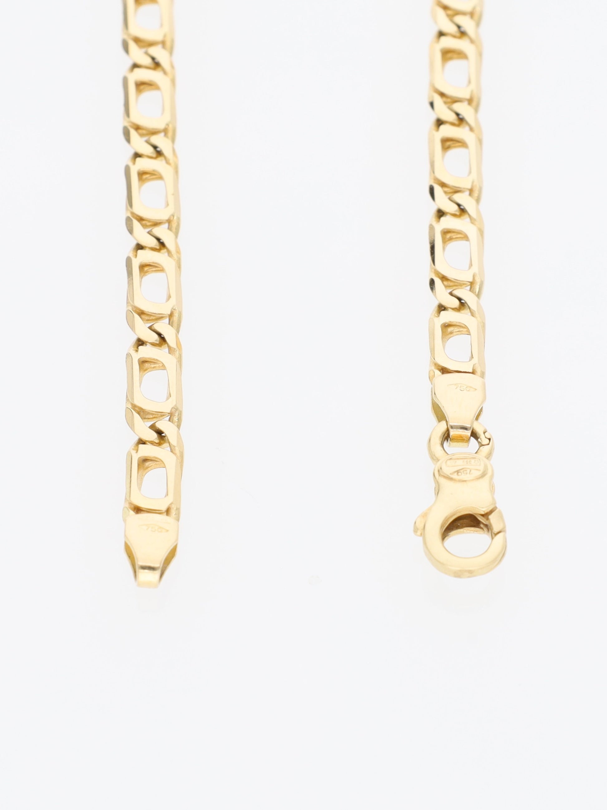 Bracciale in Oro Giallo 18 kt - maglia Occhio di pernice squadrata