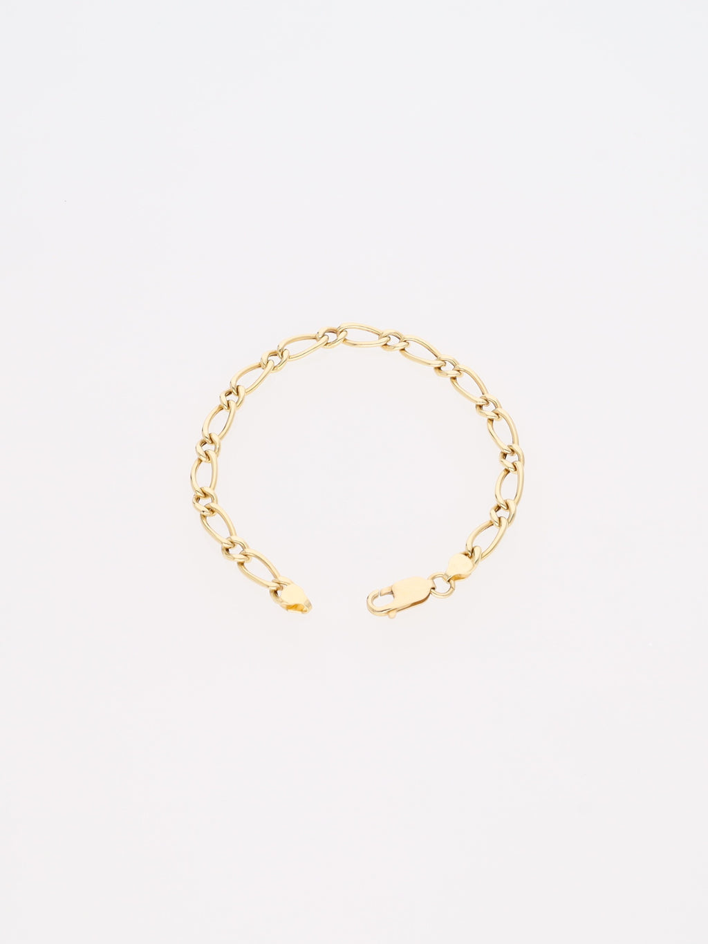 Bracciale in Oro Giallo 18 kt - maglia simil Figaro