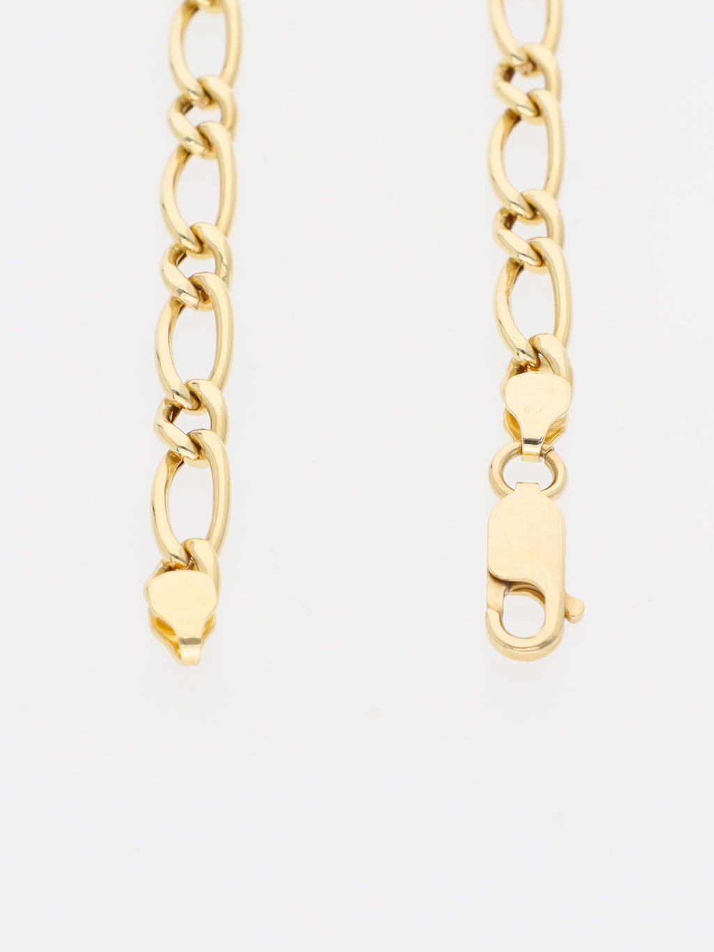 Bracciale in Oro Giallo 18 kt - maglia simil Figaro