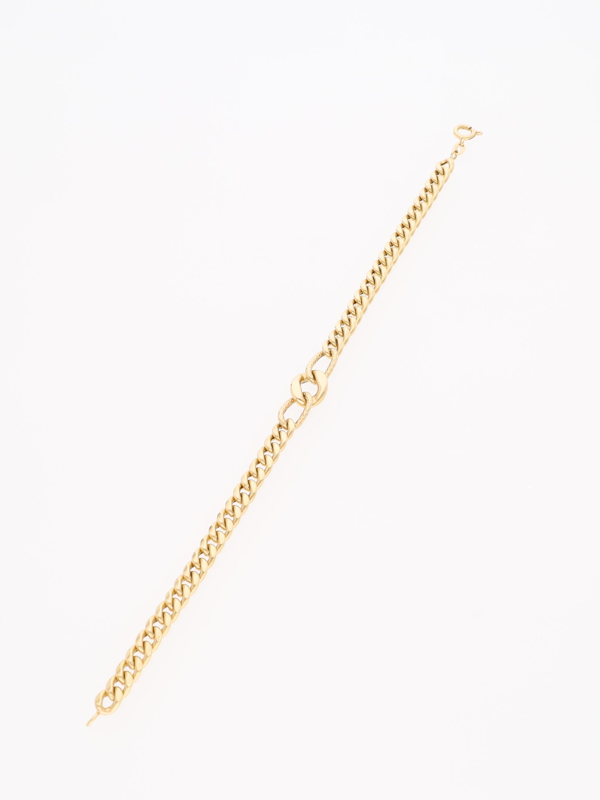 Bracciale in Oro Giallo 18 kt - maglia grumetta