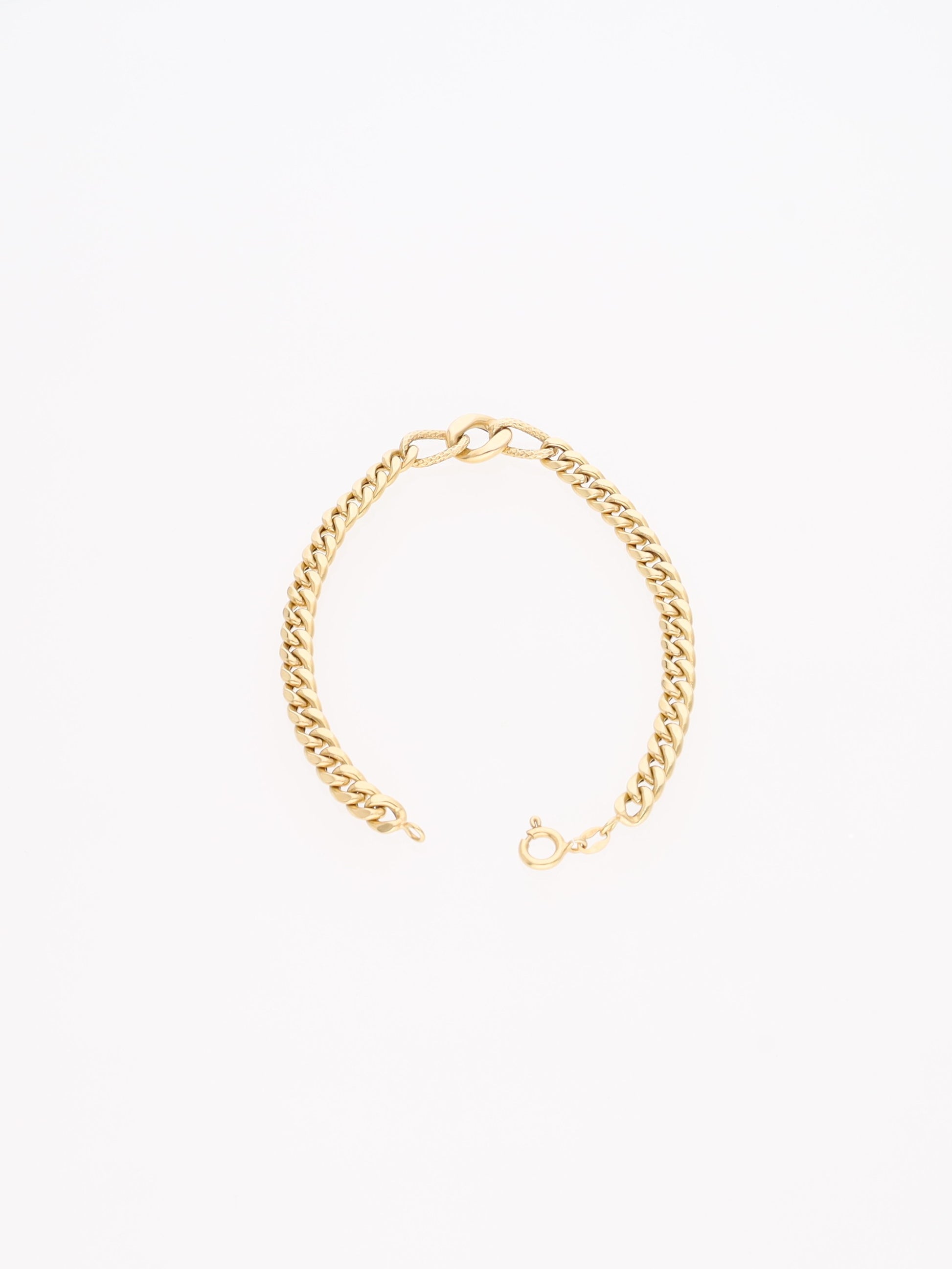 Bracciale in Oro Giallo 18 kt - maglia grumetta
