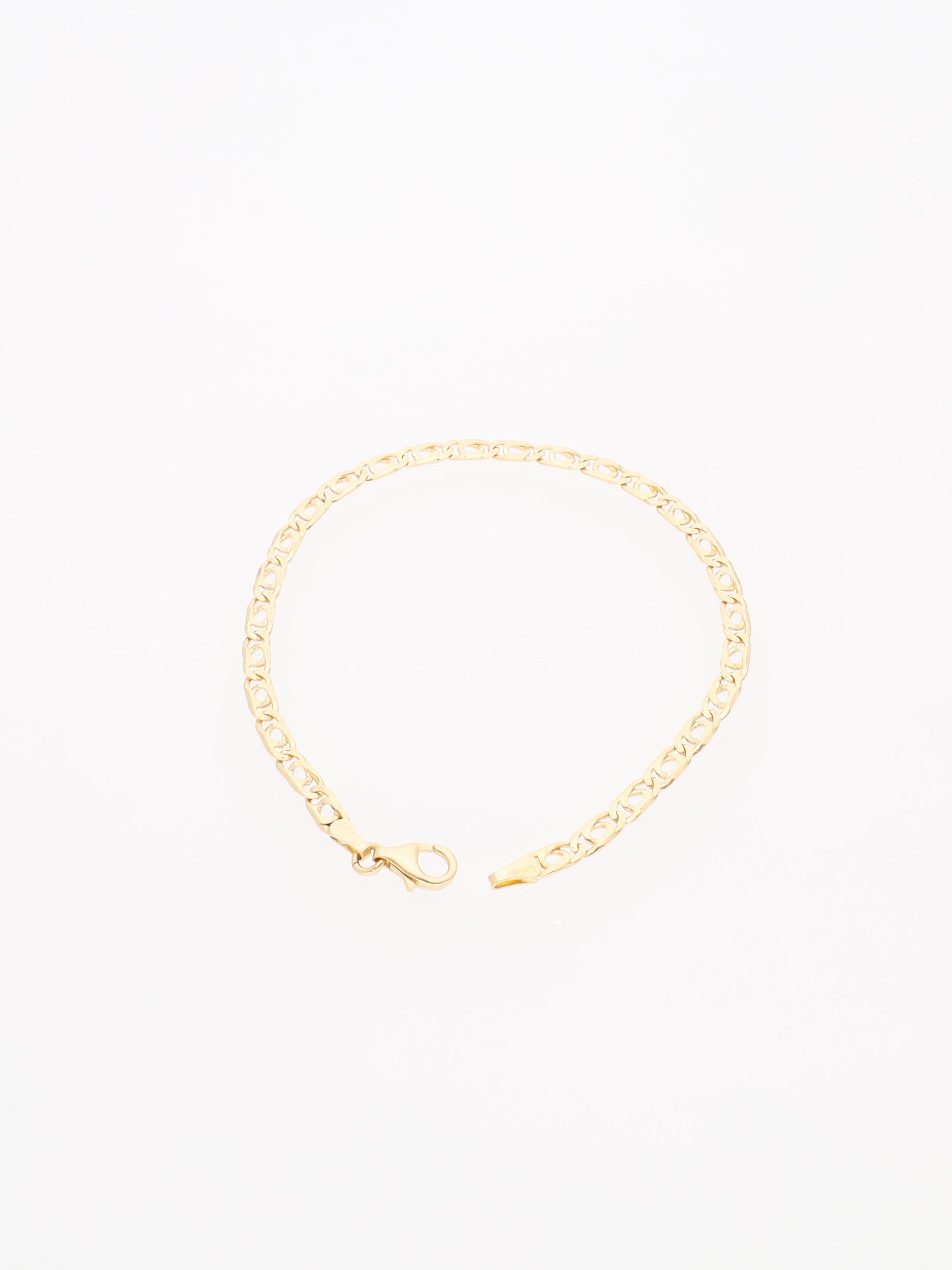 Bracciale in Oro Giallo 18 kt - Maglia occhio Tigre