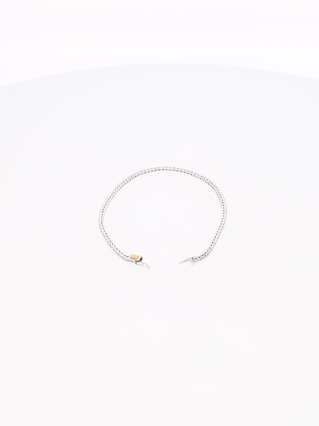 Bracciale oro Bianco 18 kt - tennis con diamanti