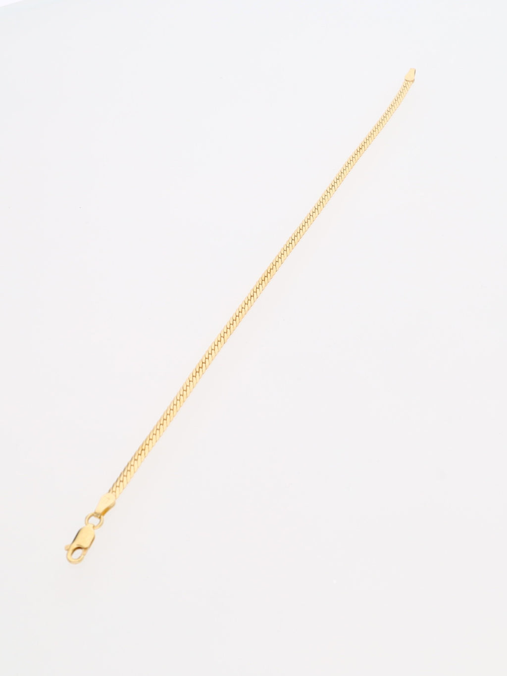 Bracciale in Oro Giallo 18 kt - Maglia inglese piatta