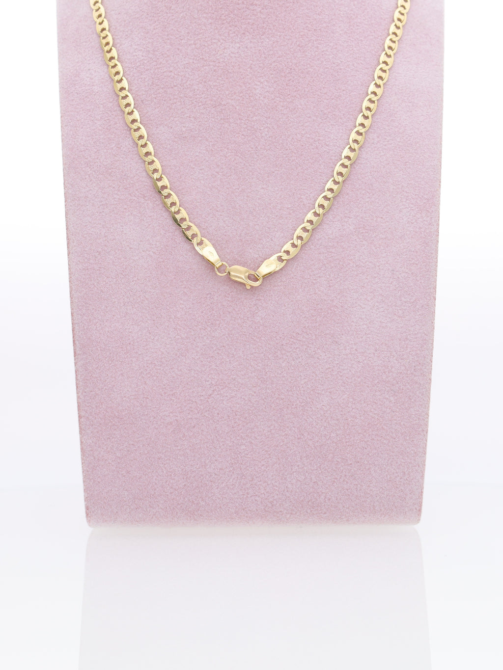 Collana oro giallo 18kt - maglia marinara piatta
