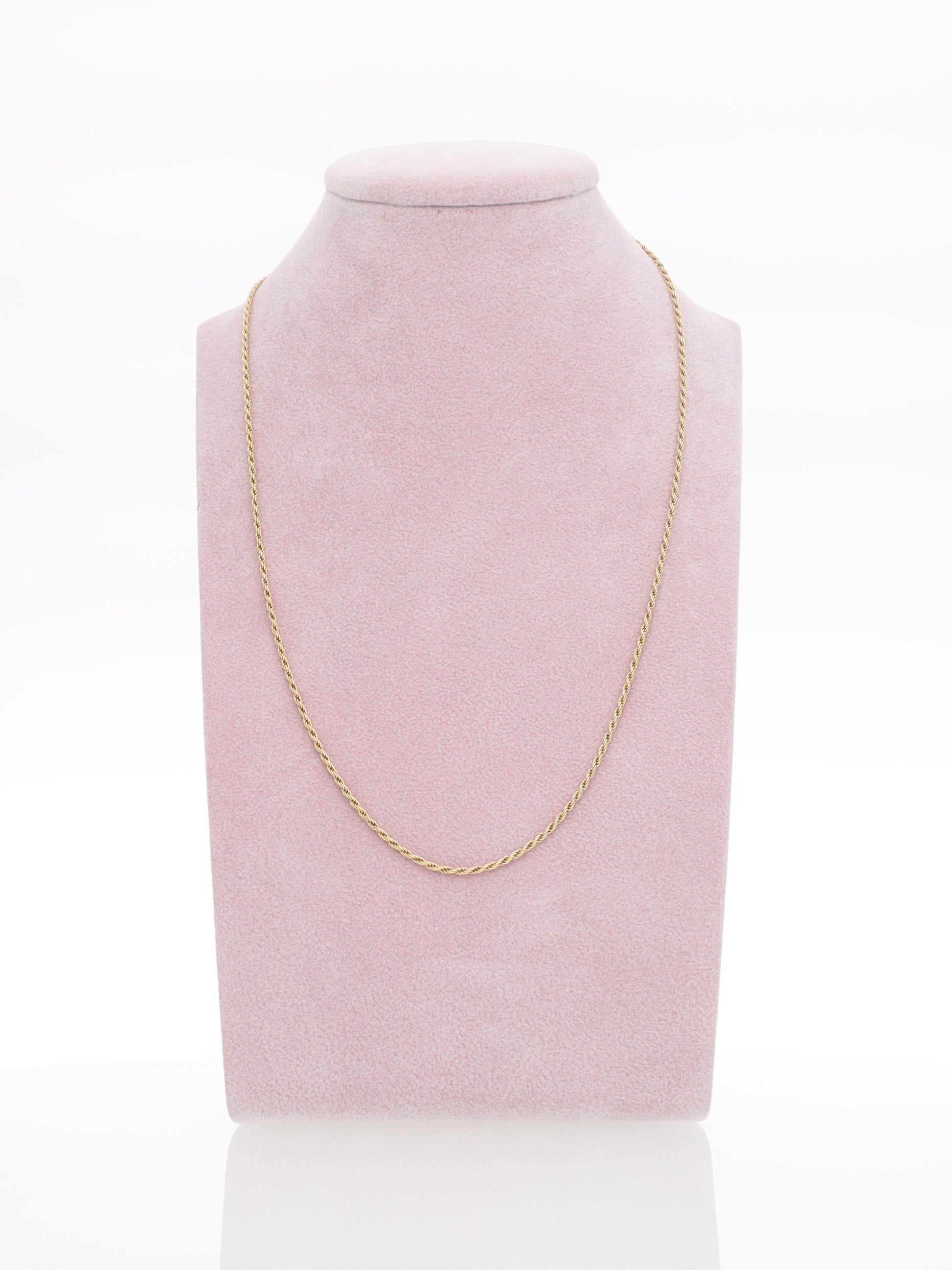 Catenina oro giallo 18kt - Maglia torchon/fune