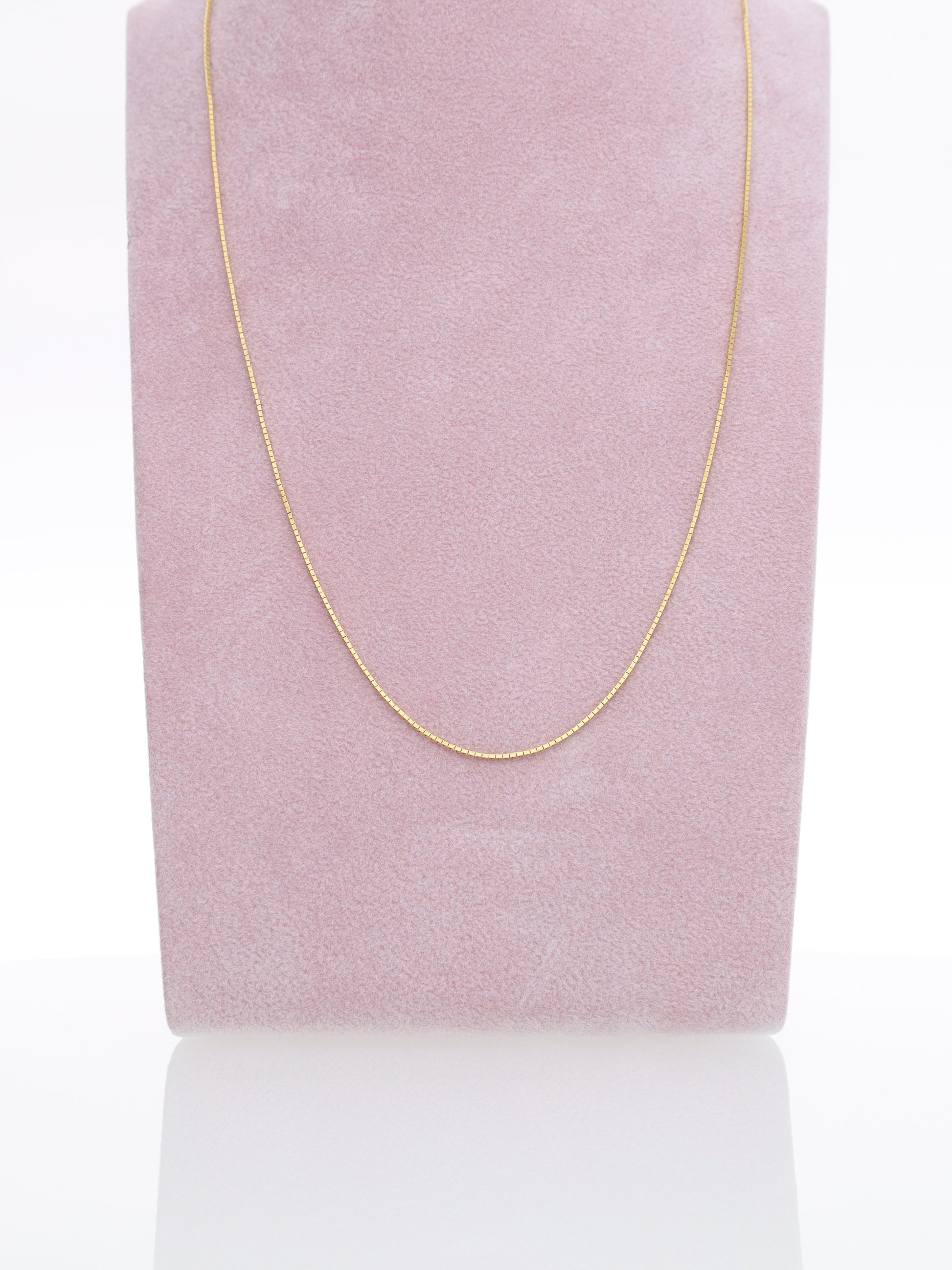 Catenina oro giallo 18kt - Maglia box