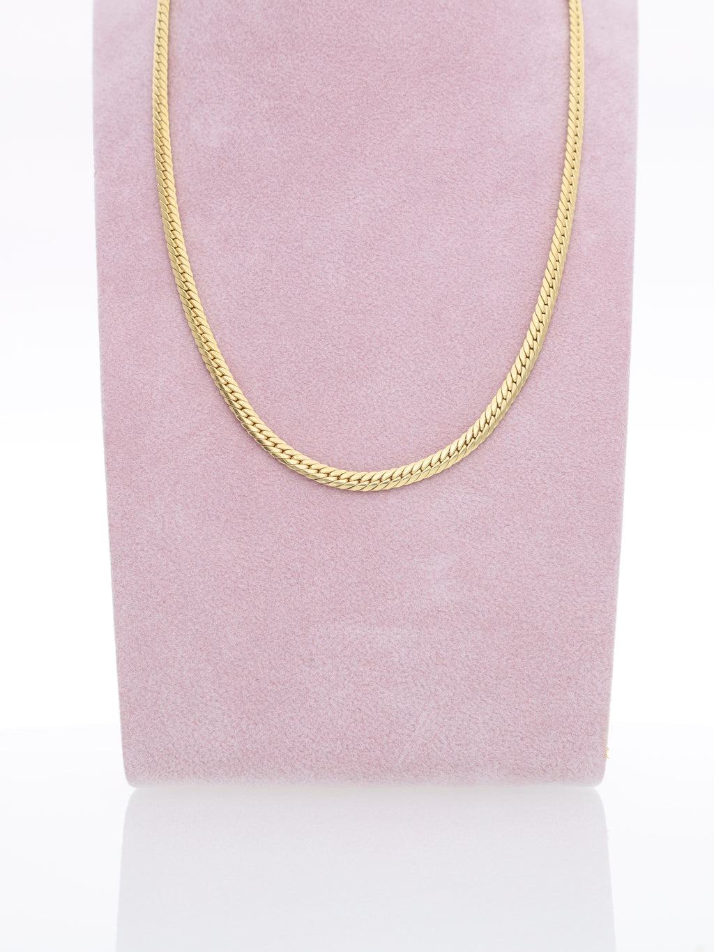 Collana Girocollo in Oro Giallo 18 kt - Maglia inglese