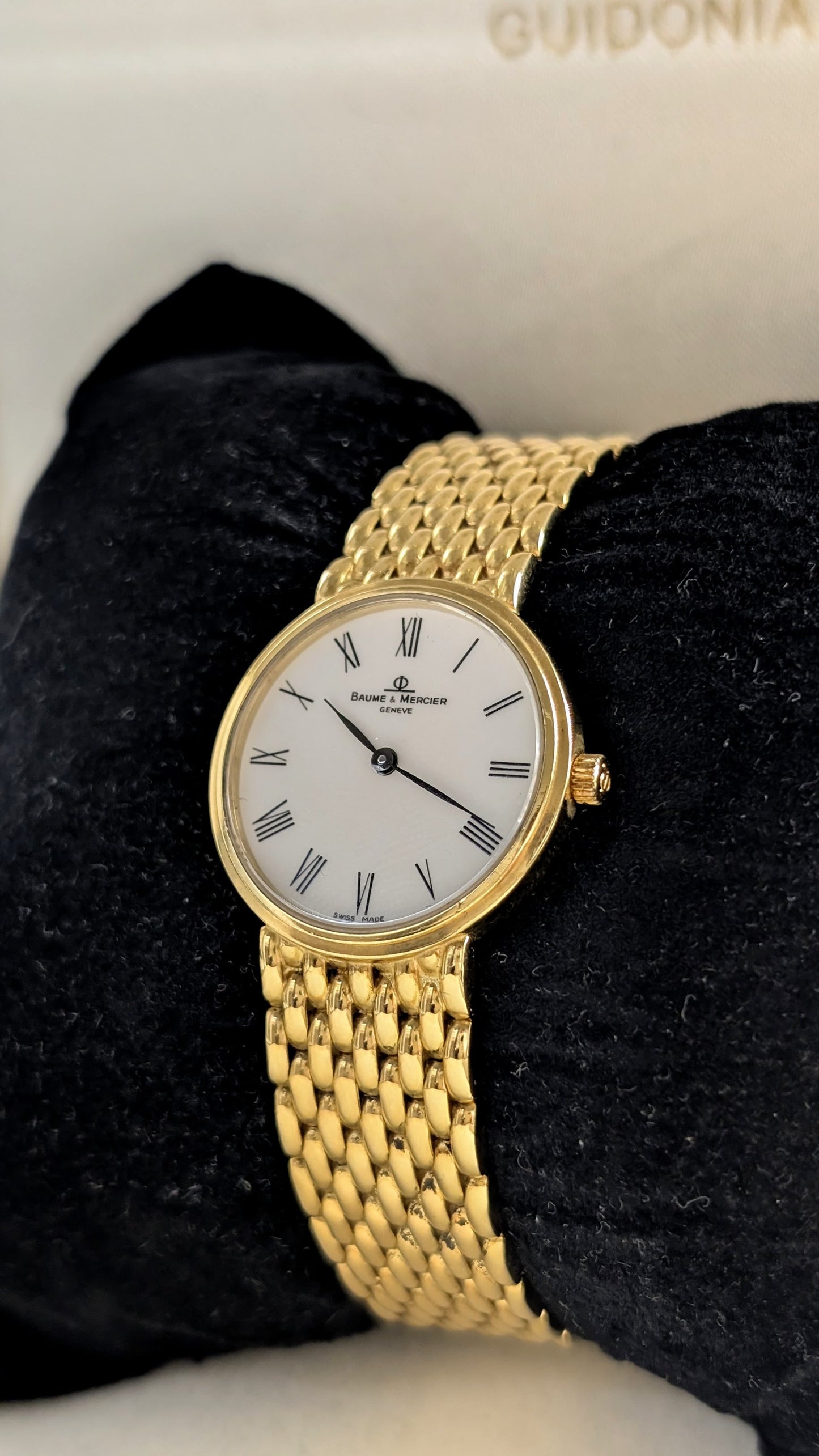 Baume & Mercier lady full gold vintage