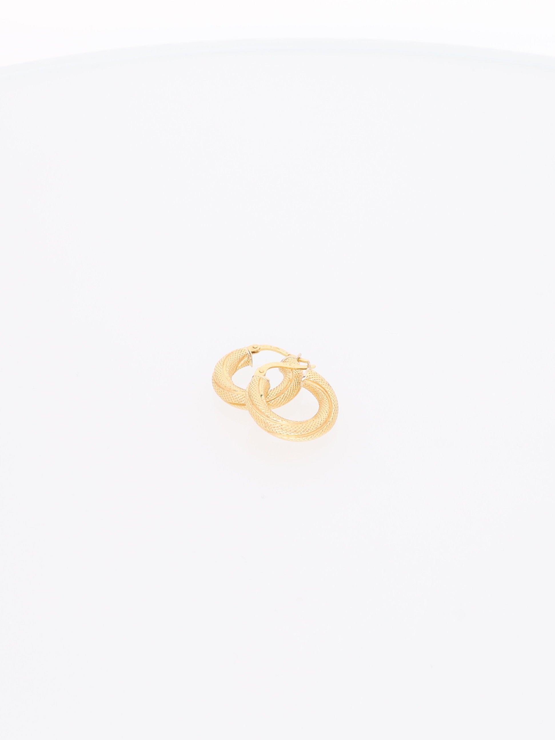 Orecchini a Cerchietto in Oro Giallo 18kt