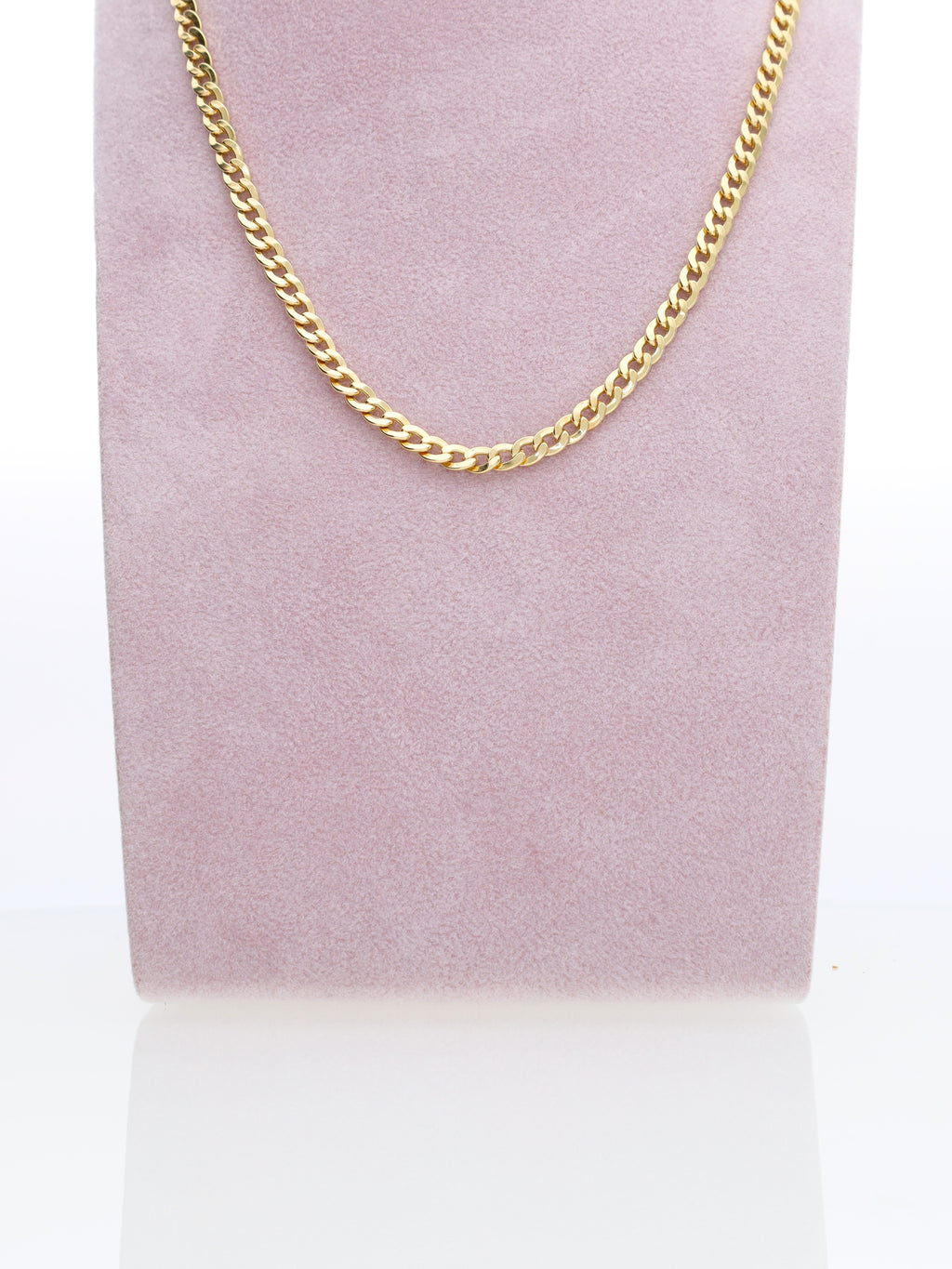 Collana oro giallo 18kt - maglia groumette piatta