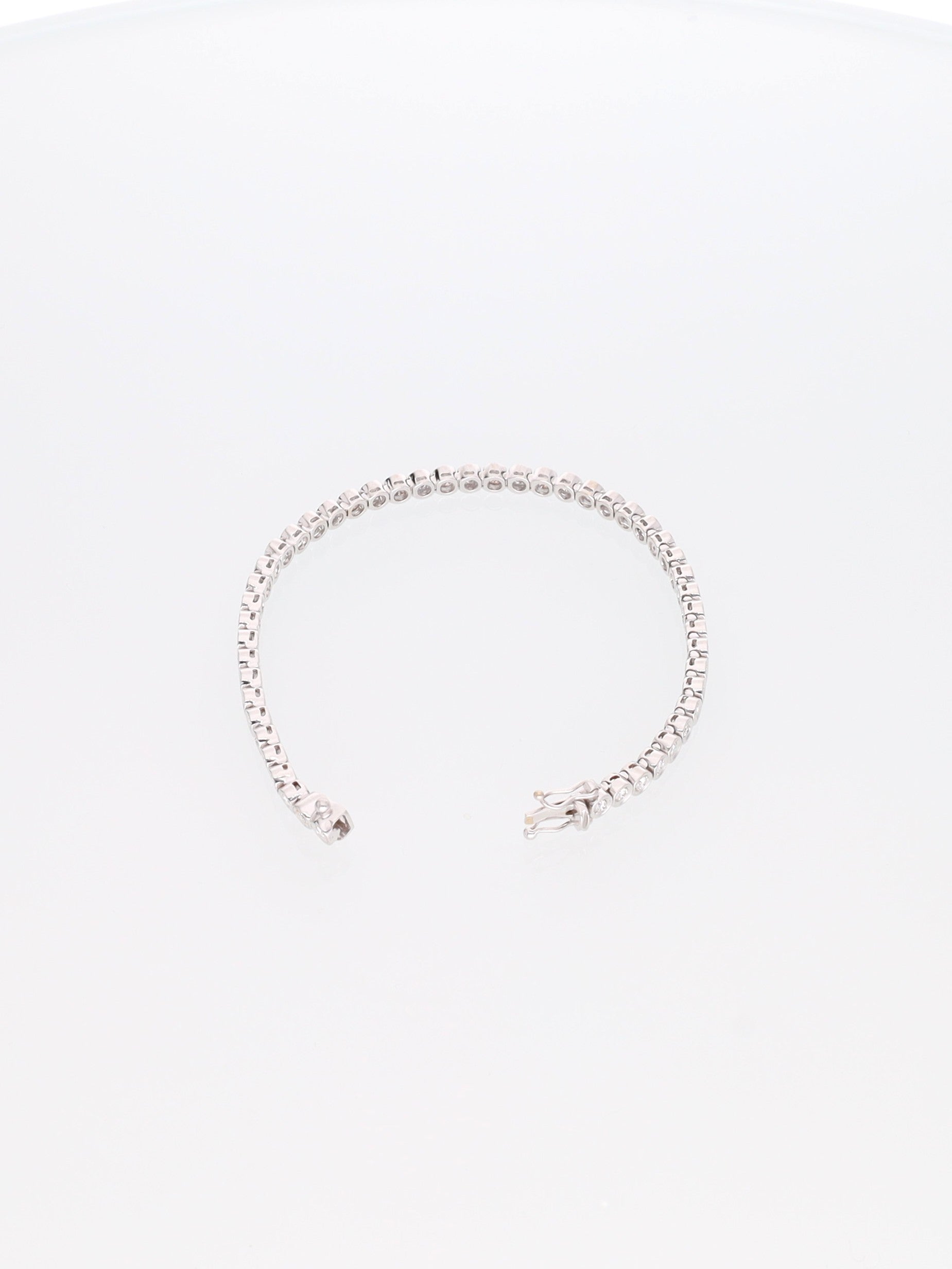 Bracciale oro Bianco 18 kt - tennis con diamanti 1.44ct