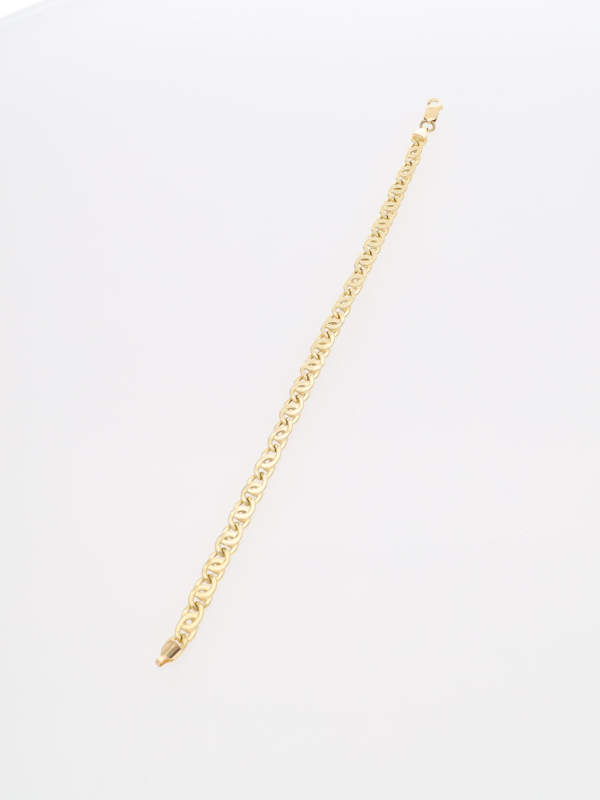 Bracciale in Oro Giallo 18 kt - Maglia occhio Tigre stretta