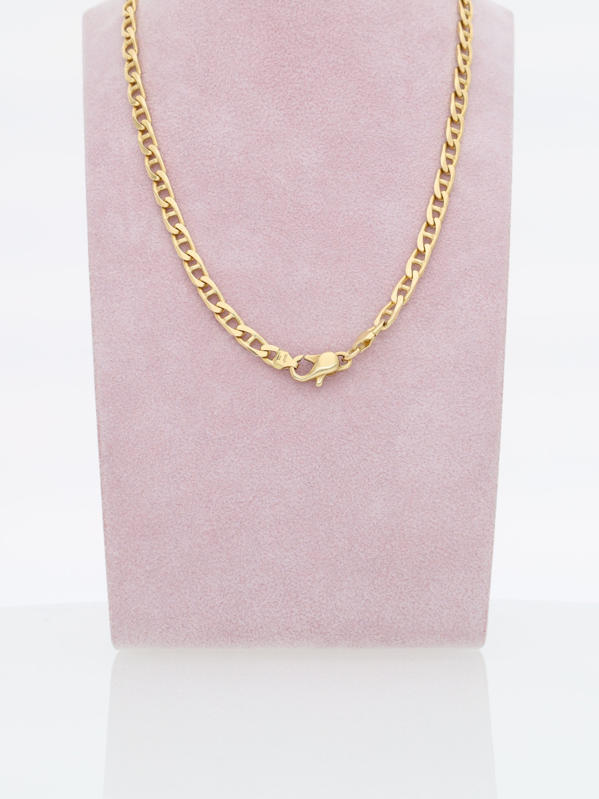 Collana oro giallo 18kt - maglia marinara lunga