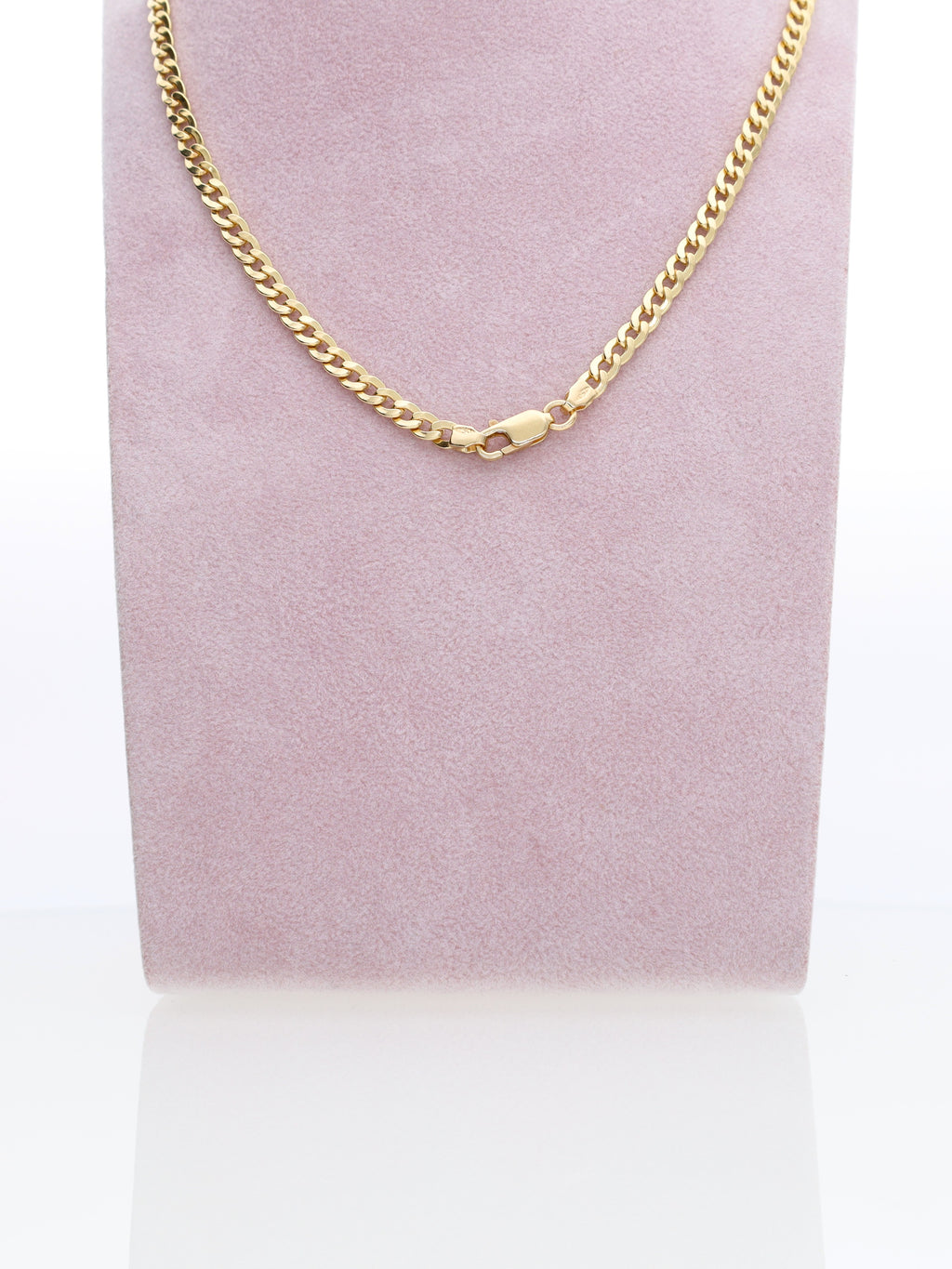 Collana oro giallo 18kt - maglia groumette piatta