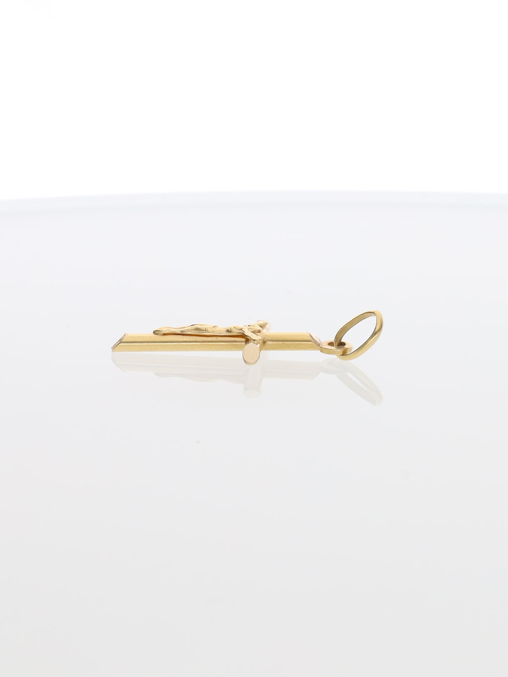 Ciondolo crocifisso in oro giallo 18kt