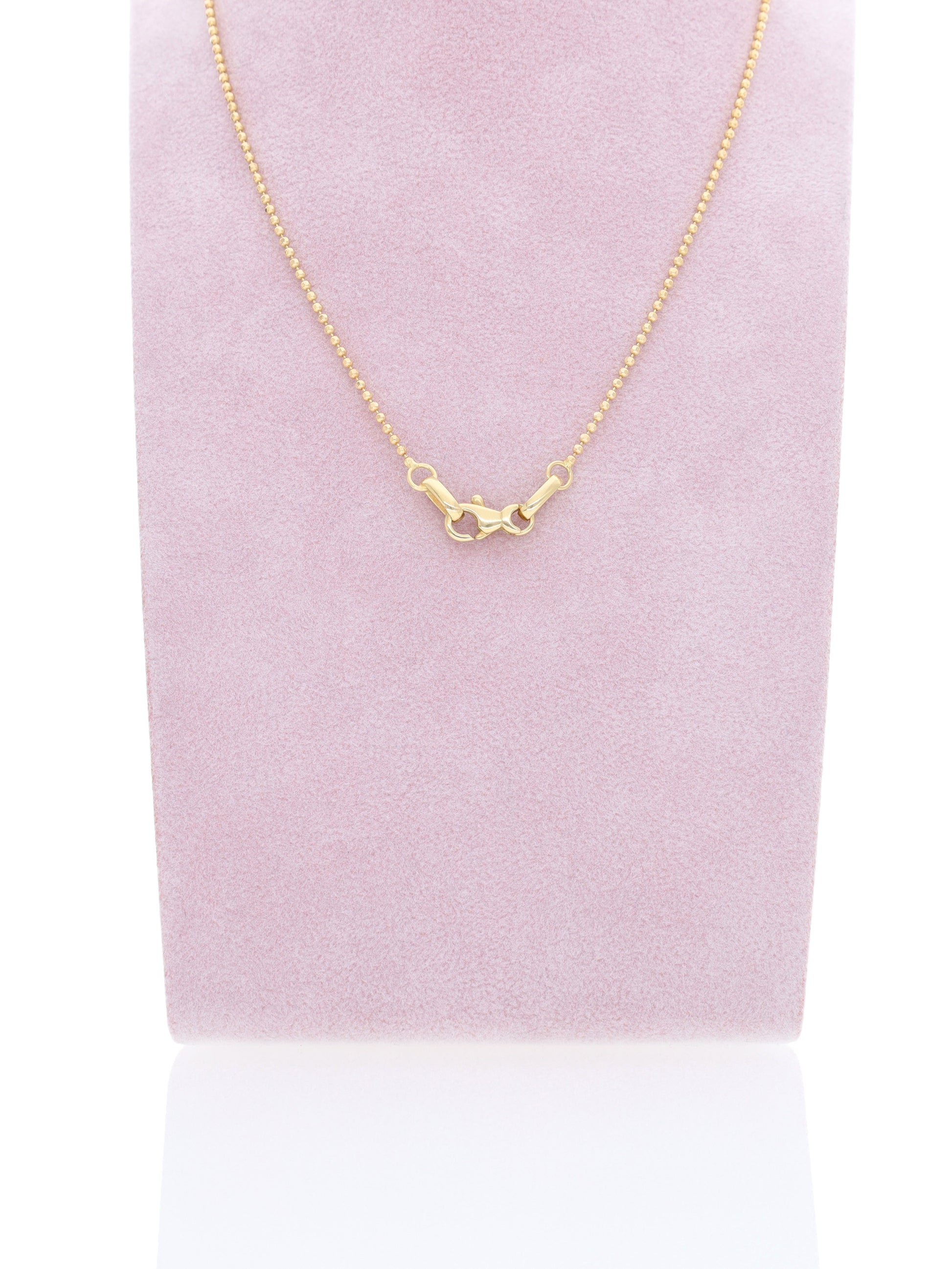 Collana oro giallo 18kt con ciondolo morbido